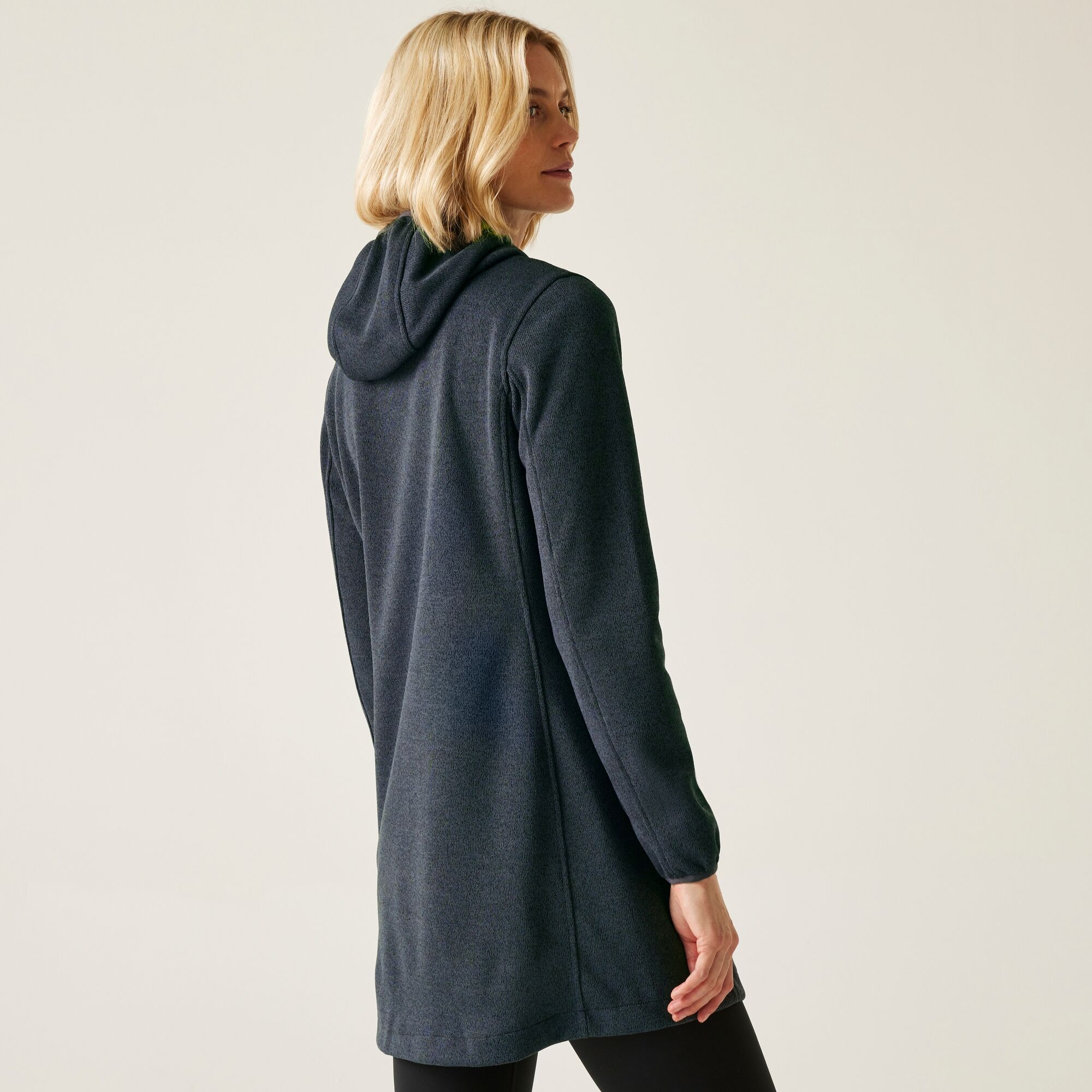 Women's Bloomfield Longline Fleece | Seal Grey Lilac Hint