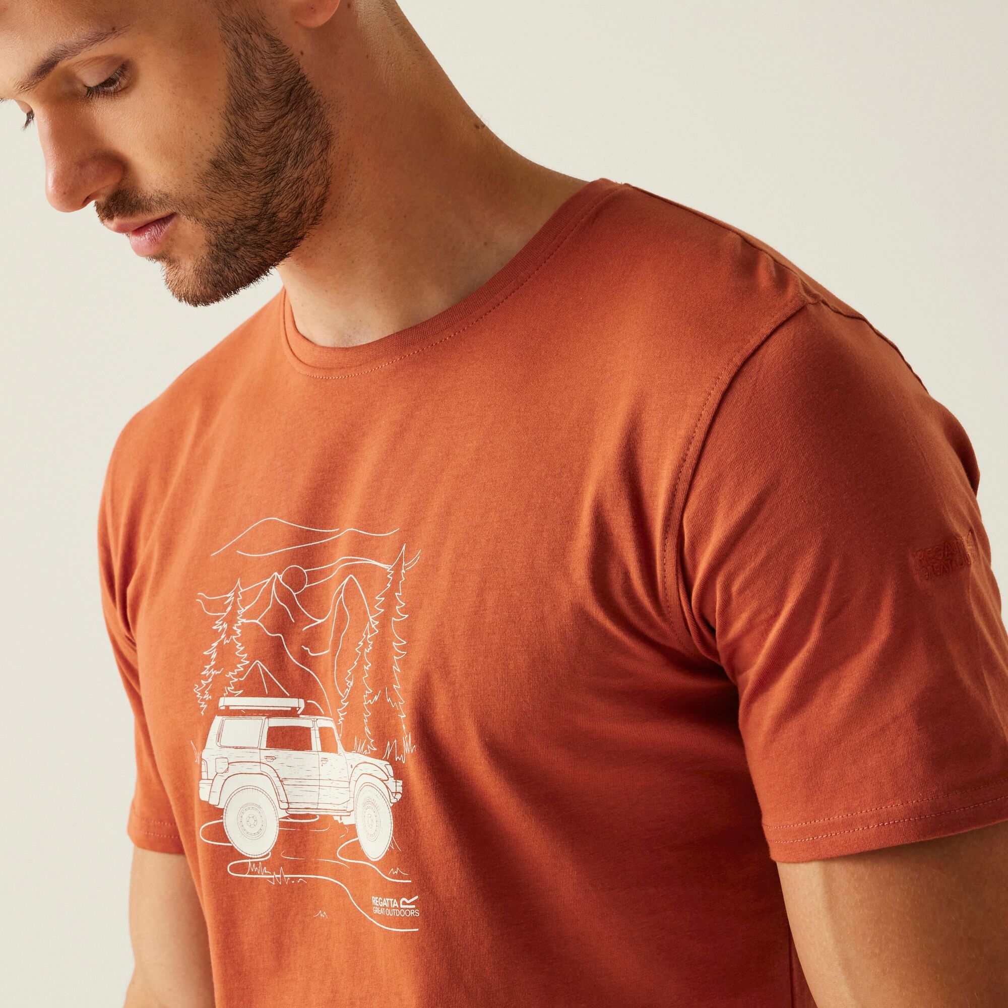 Men's Cline IX T-Shirt | Baked Clay Jeep