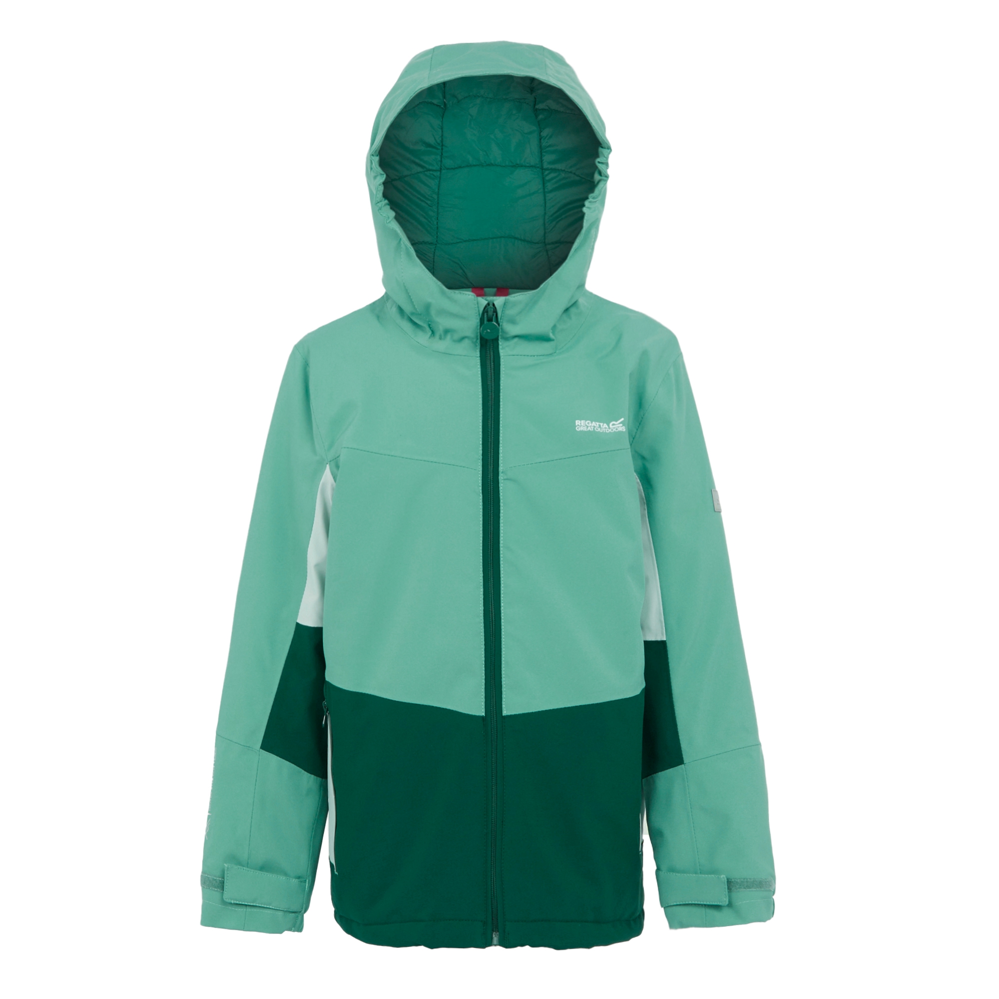 Kids' Highton V Padded Jacket | Dusty Green Rain Forest Green