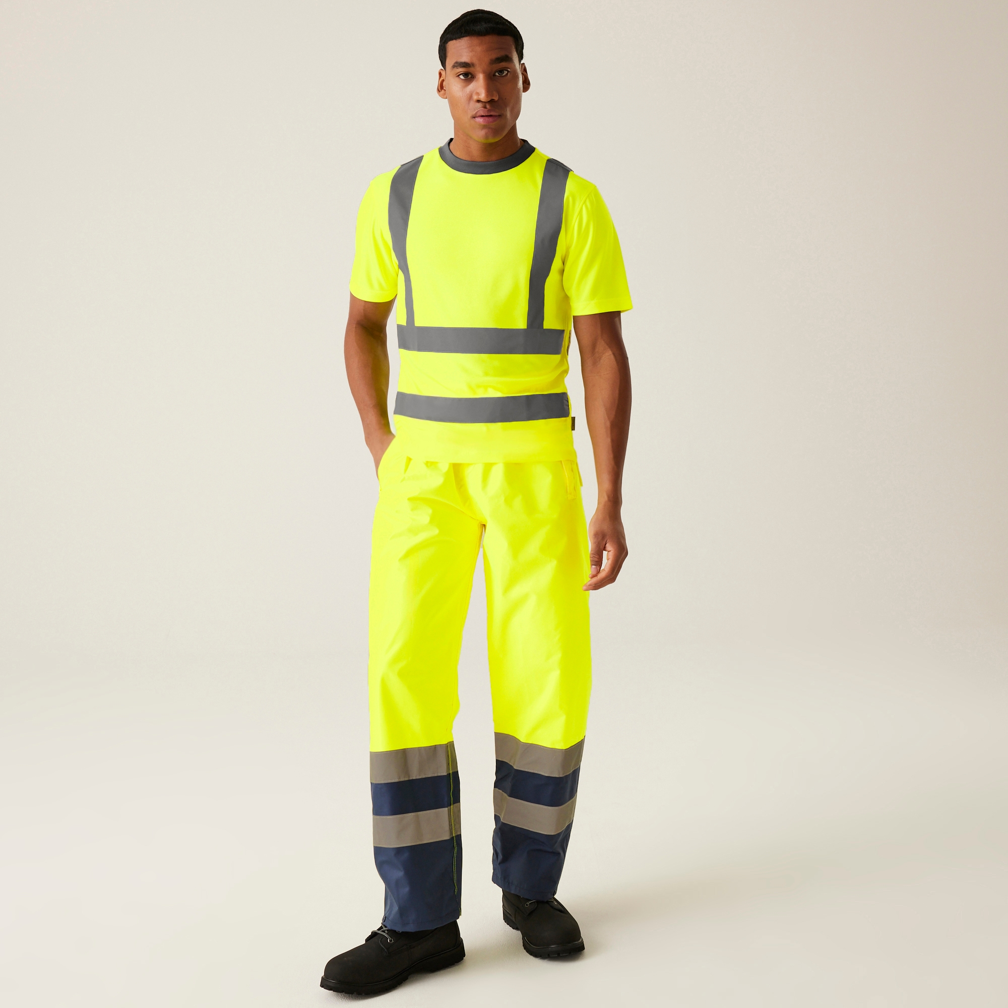 Men's Hi-Vis Pro Contract T-Shirt | Yellow