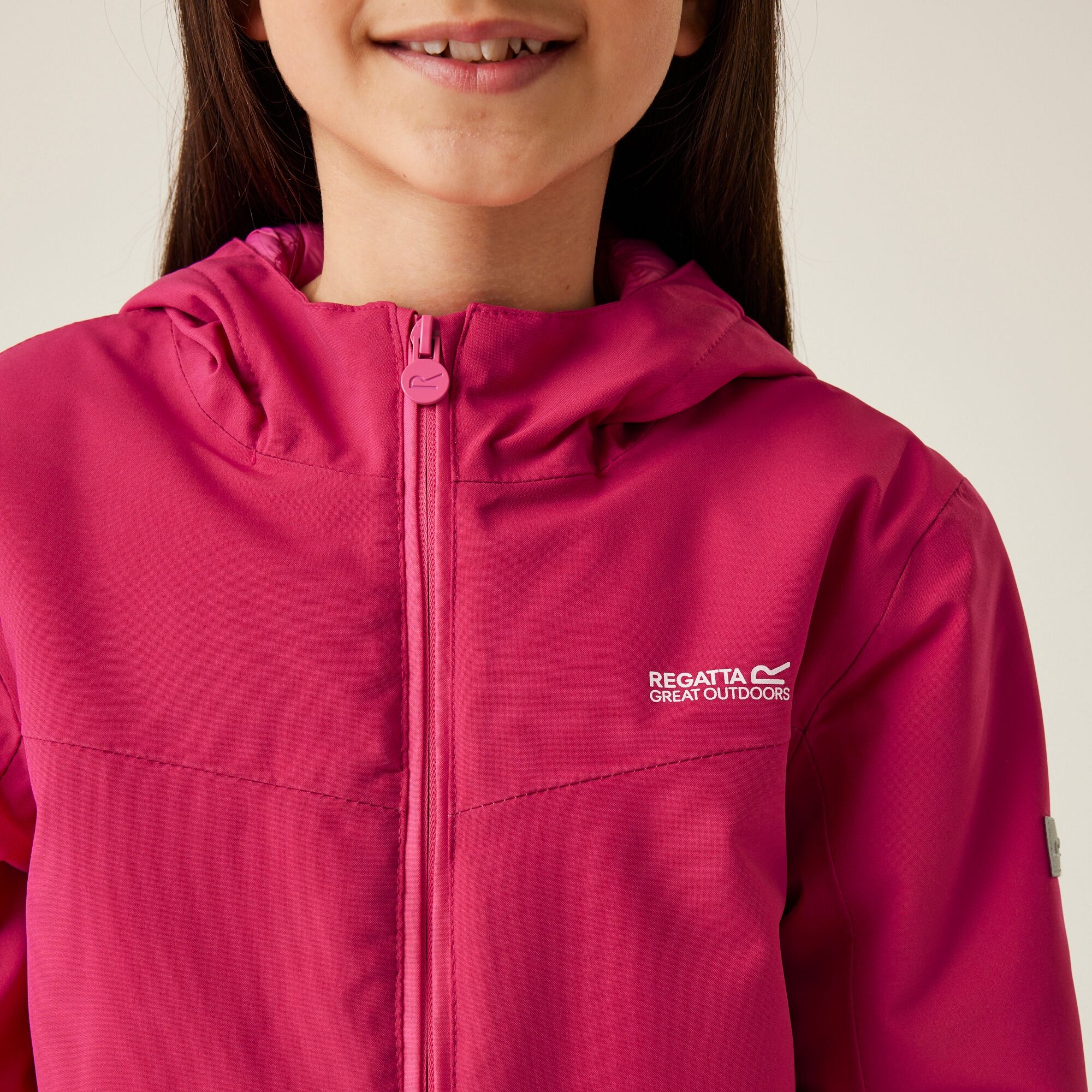 Kids' Highton V Padded Jacket | Deep Pink Hot Pink