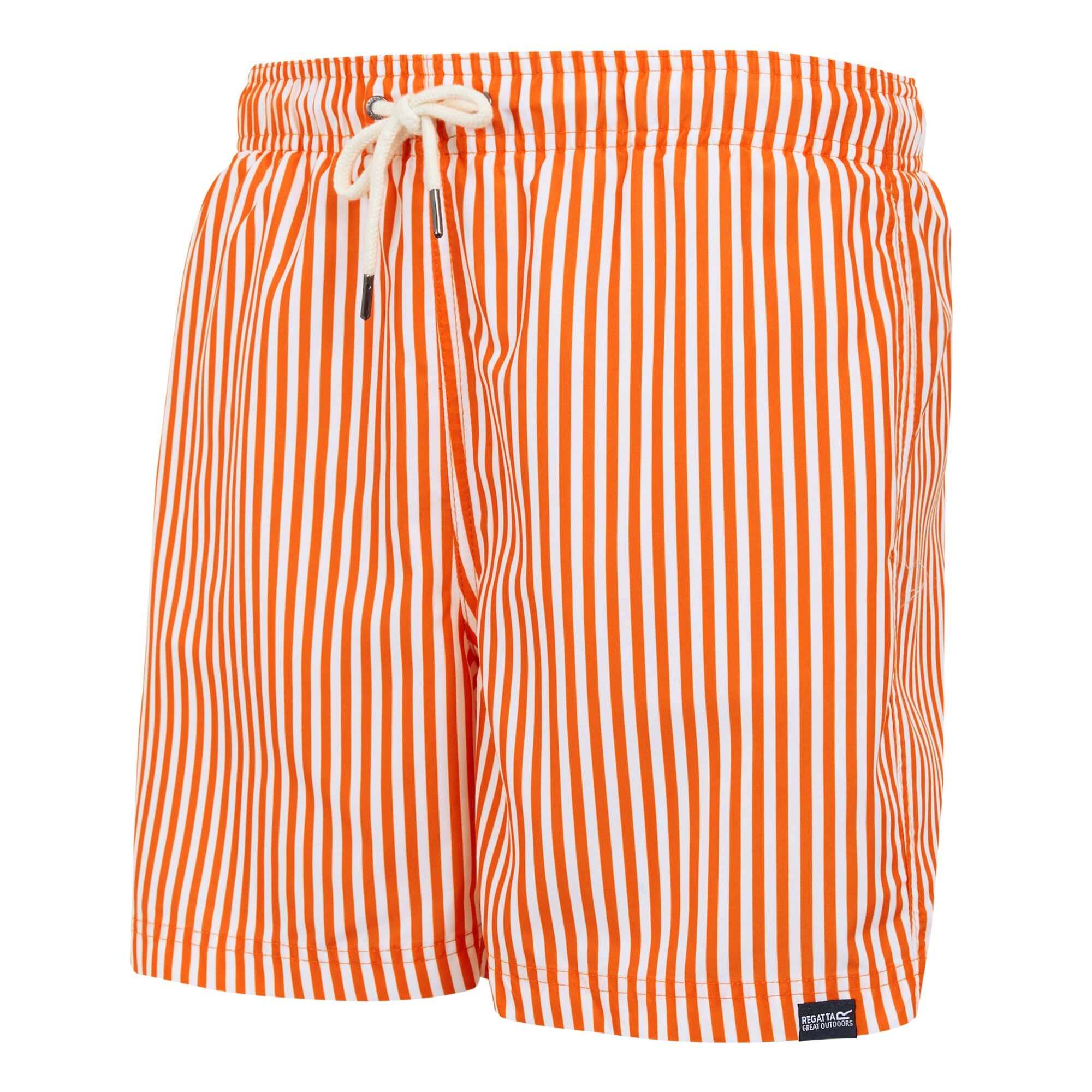 Men's Loras Swim Shorts | Celosia Orange Stripe