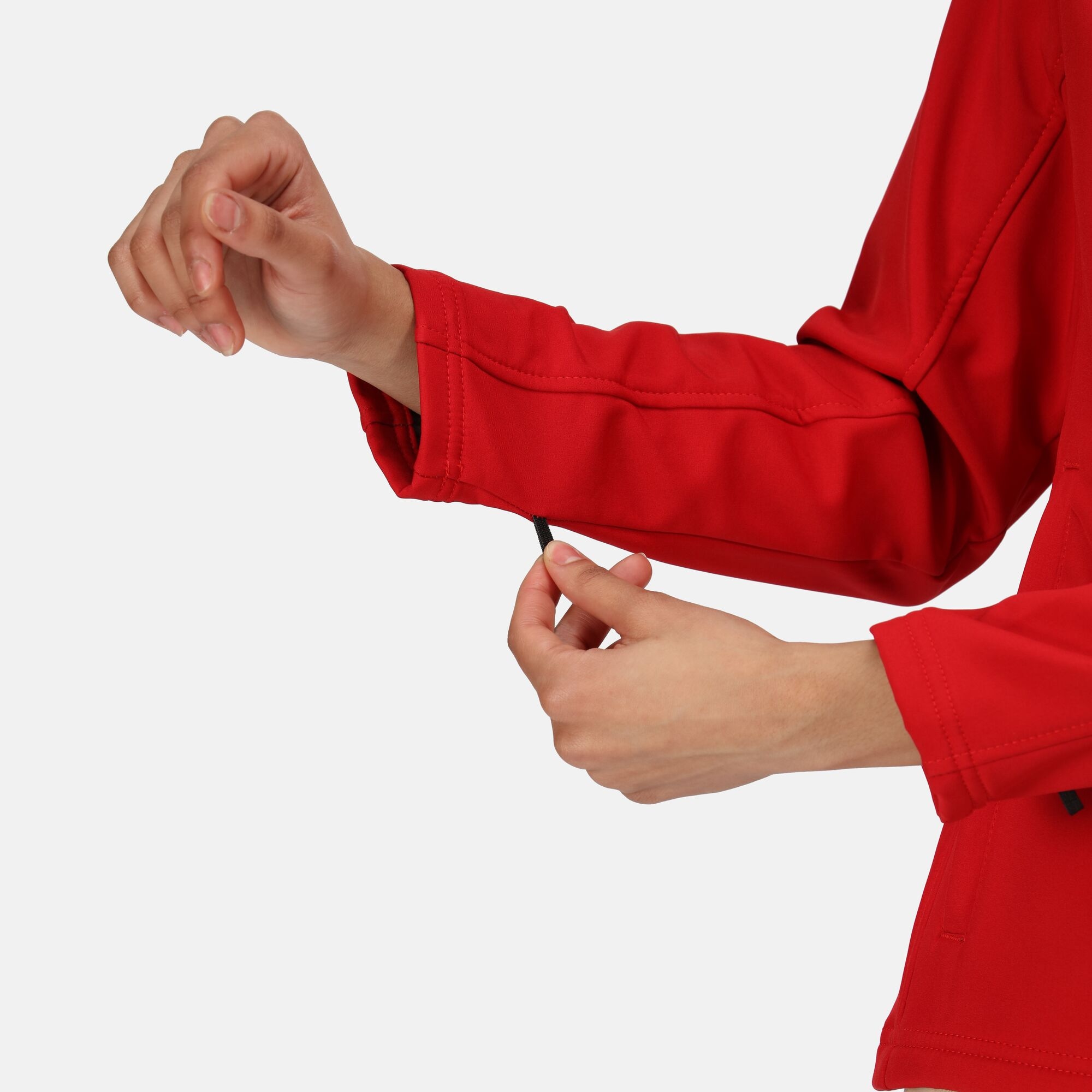 Women's Uproar Interactive Softshell Jacket | Classic Red Seal Grey