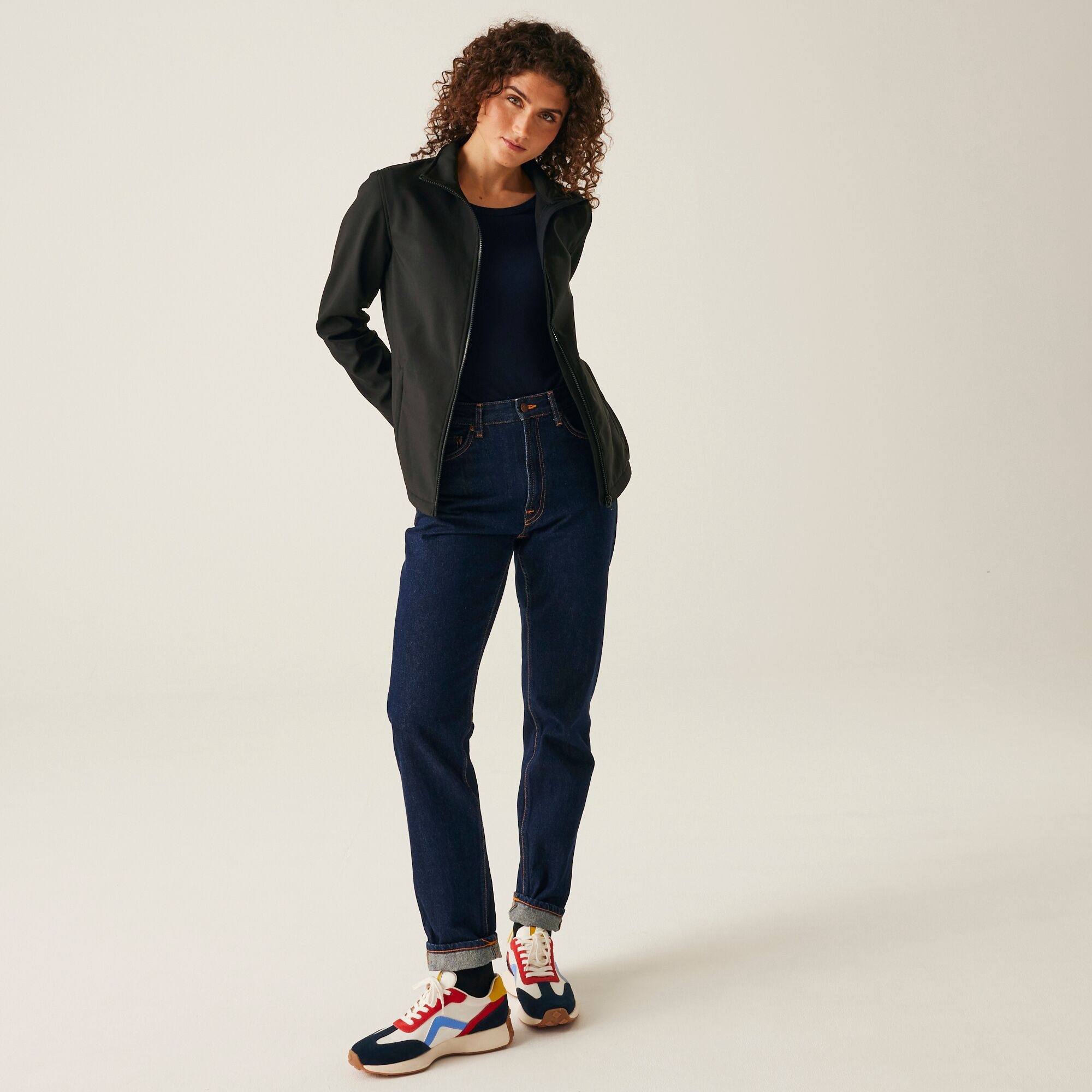 Women's Ablaze Printable Softshell Jacket | Black