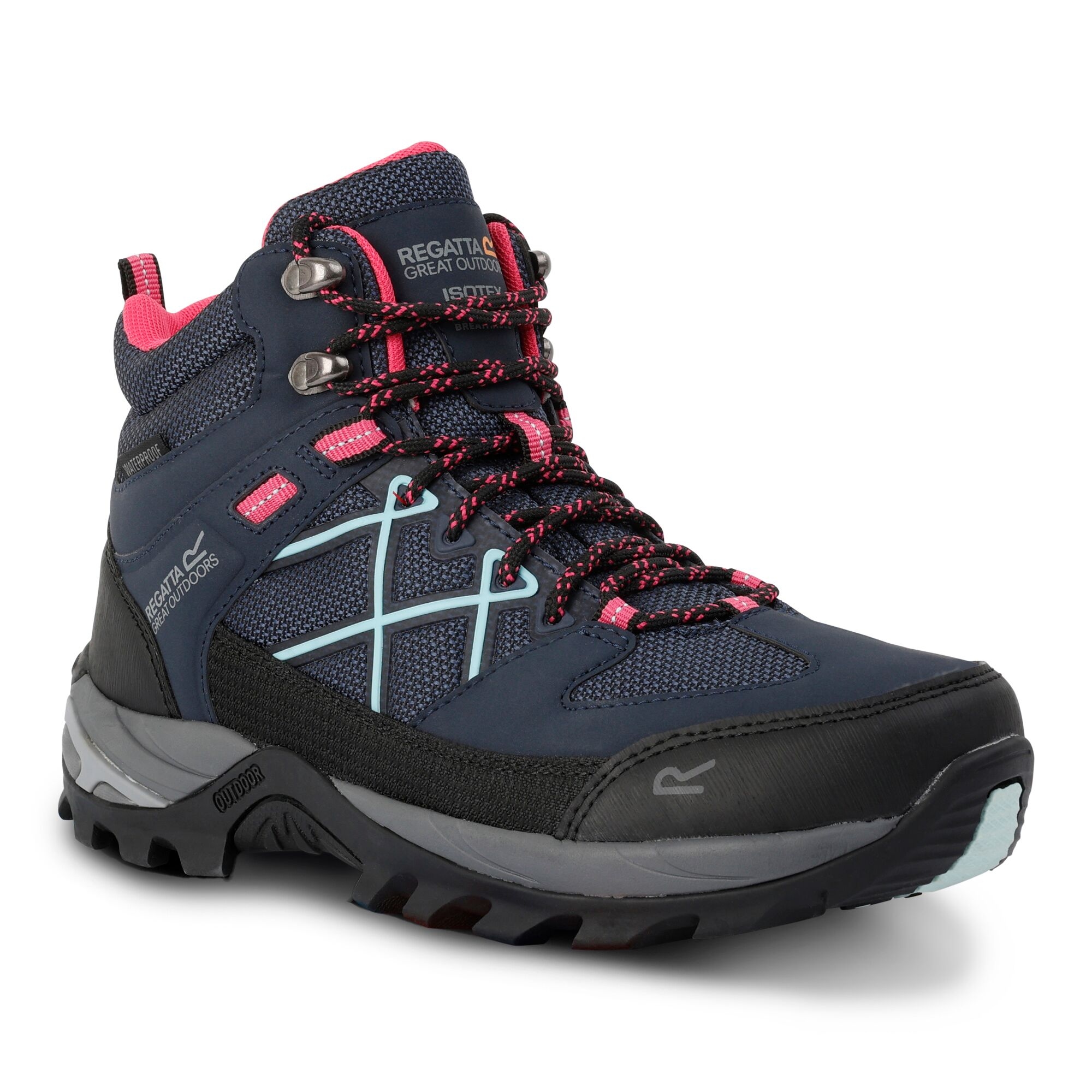 Women's Samaris III Walking Boots | Navy Pink Aqua