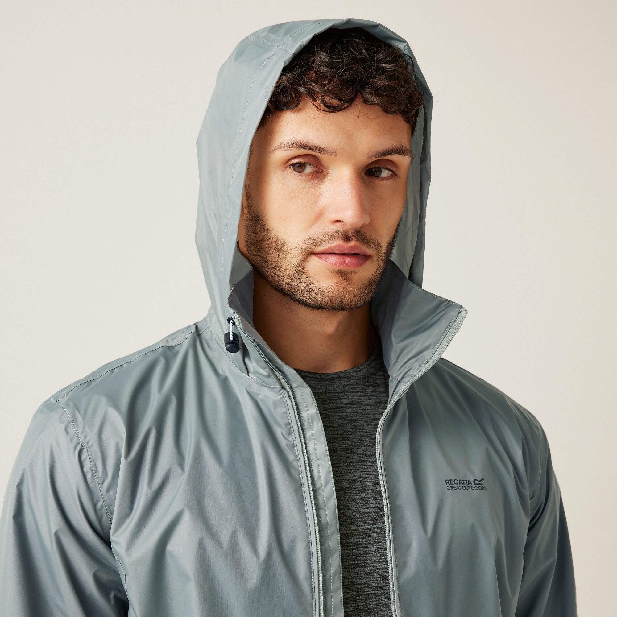 Men's Lyle IV Waterproof Packaway Jacket | Glacier