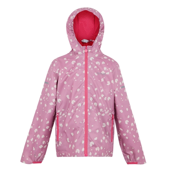 Kids' Printed Lever II Waterpoof Jacket | Lilas Light Vanilla Beaujolais Pop