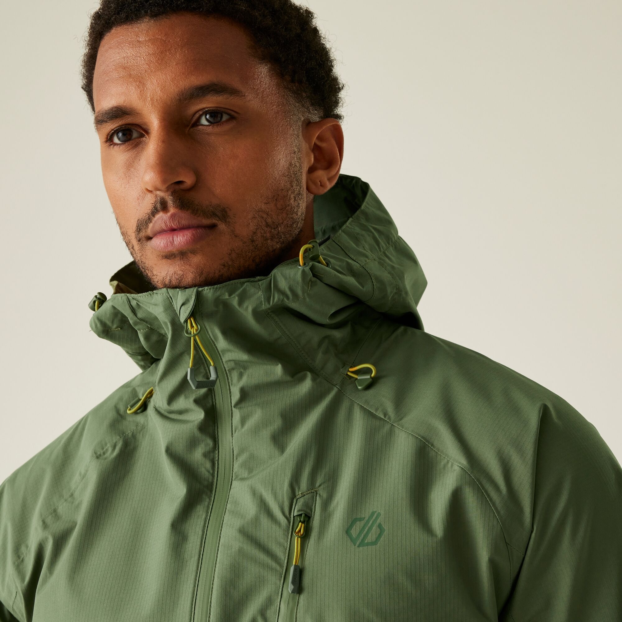 Men's Breathe Out Waterproof Jacket | Olivine Green