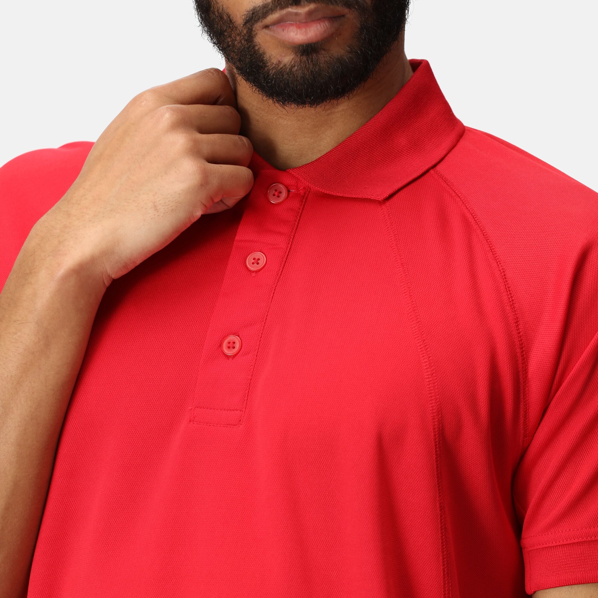 Men's Coolweave Wicking Polo Shirt | Classic Red