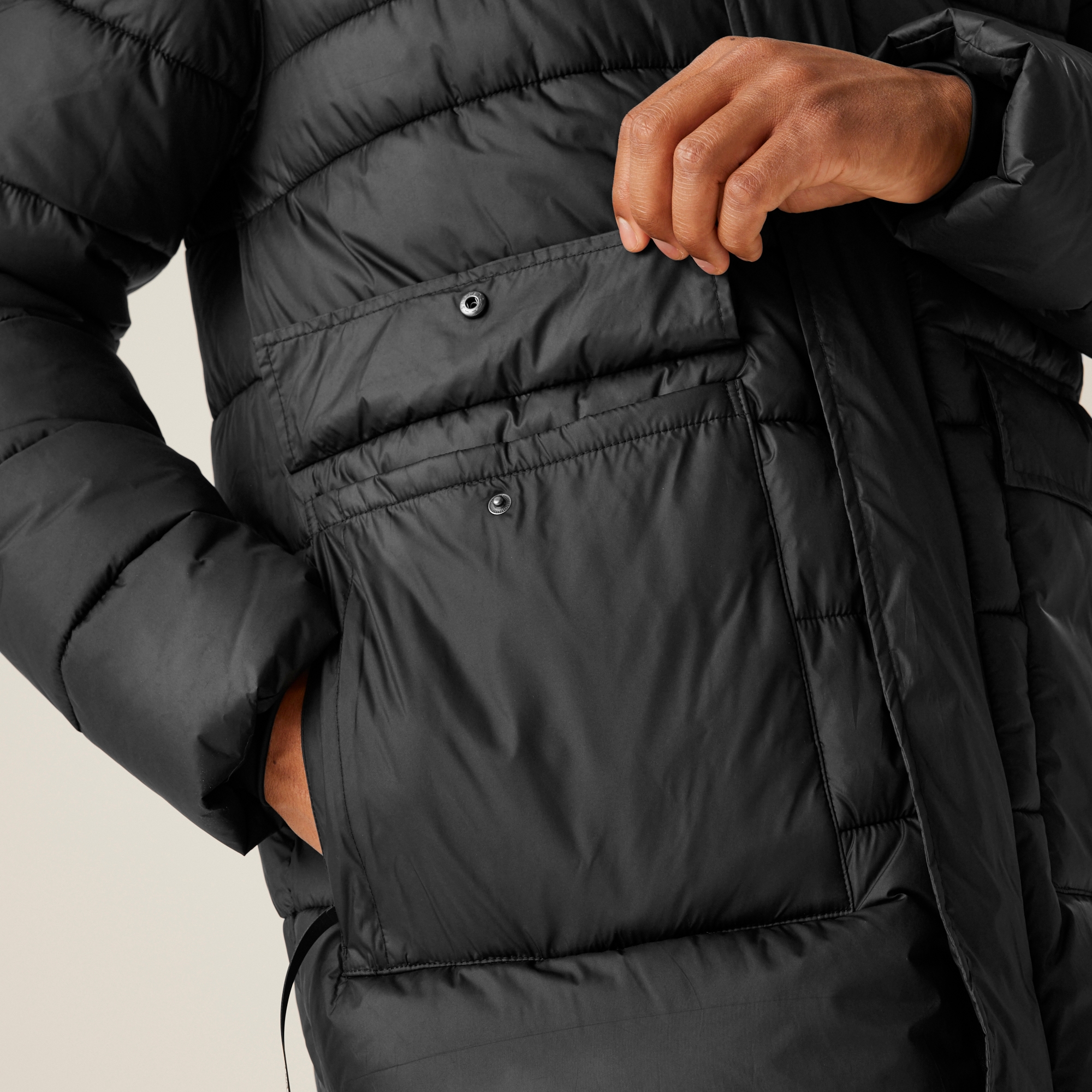 Christian Lacroix - Men's Collongues Long Padded Jacket | Black