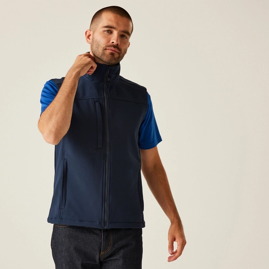 Men's Flux Softshell Bodywarmer | Navy