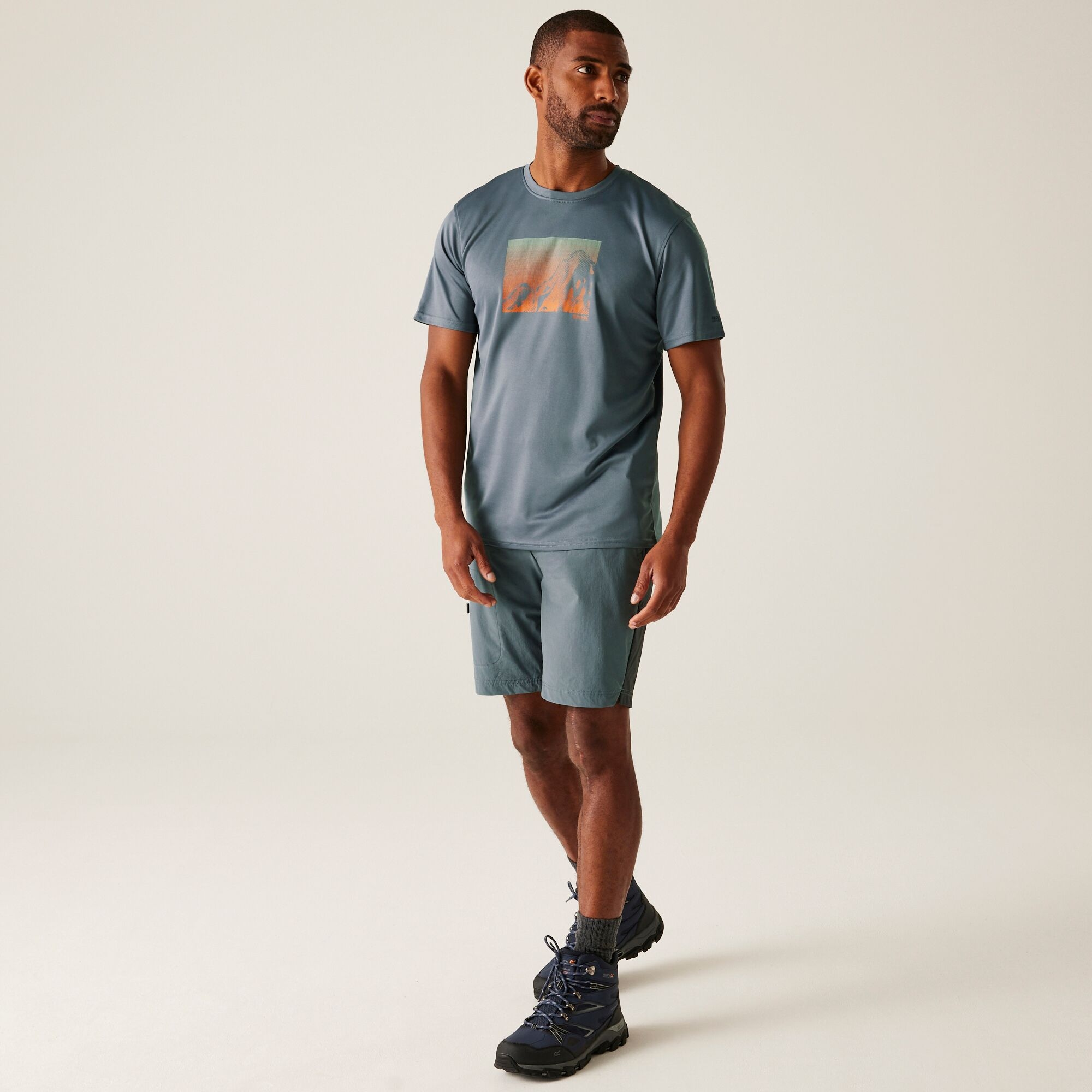 Men's Eldes Walking Shorts  | Stormy Weather Ash