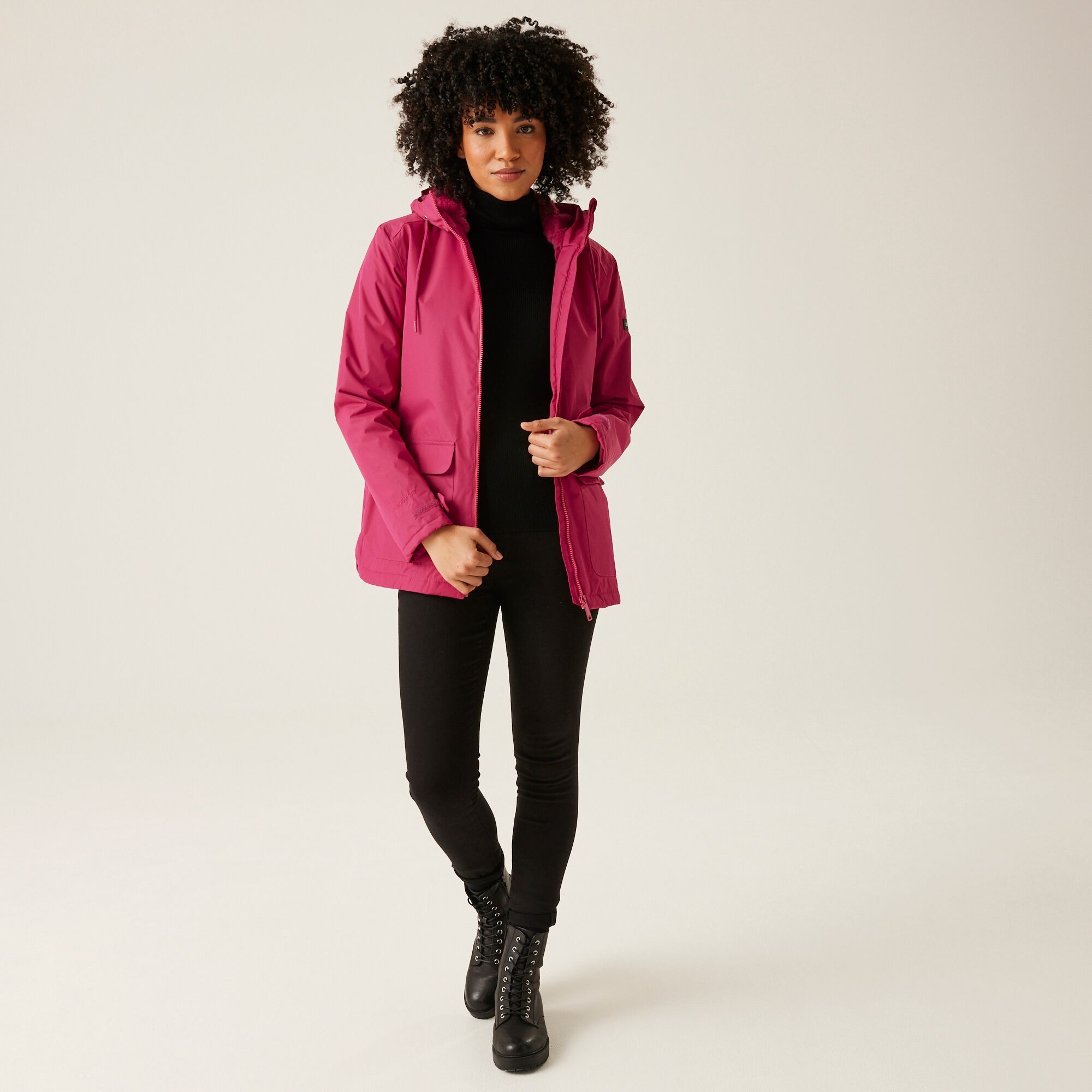 Women's Broadia Waterproof Jacket | Deep Pink