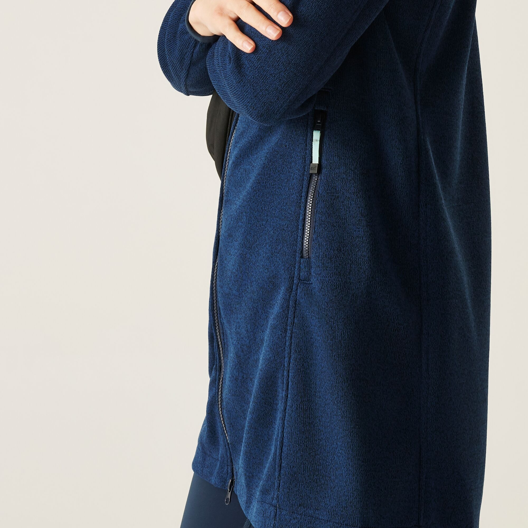 Women's Bloomfield Longline Fleece | Navy Icy Morn