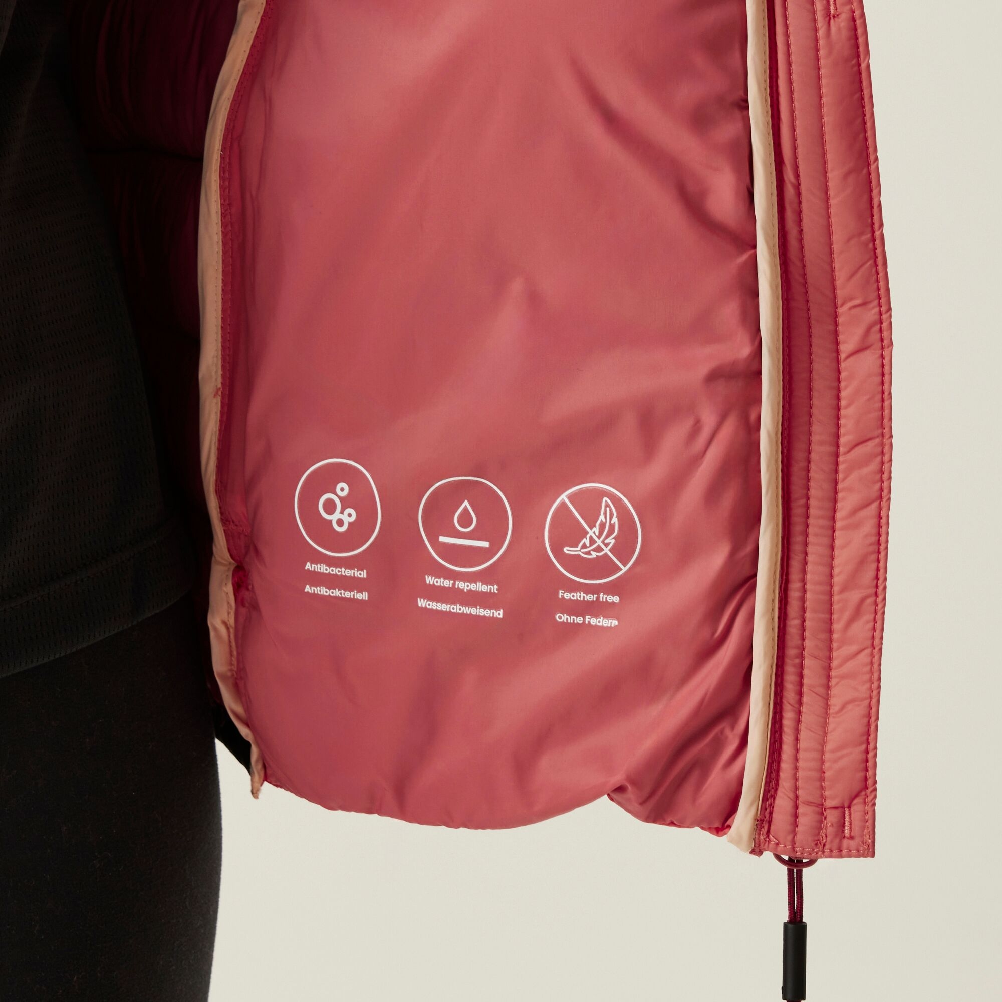 Women's Dalent Quilted Hooded Jacket | Rumba Red Mineral Red