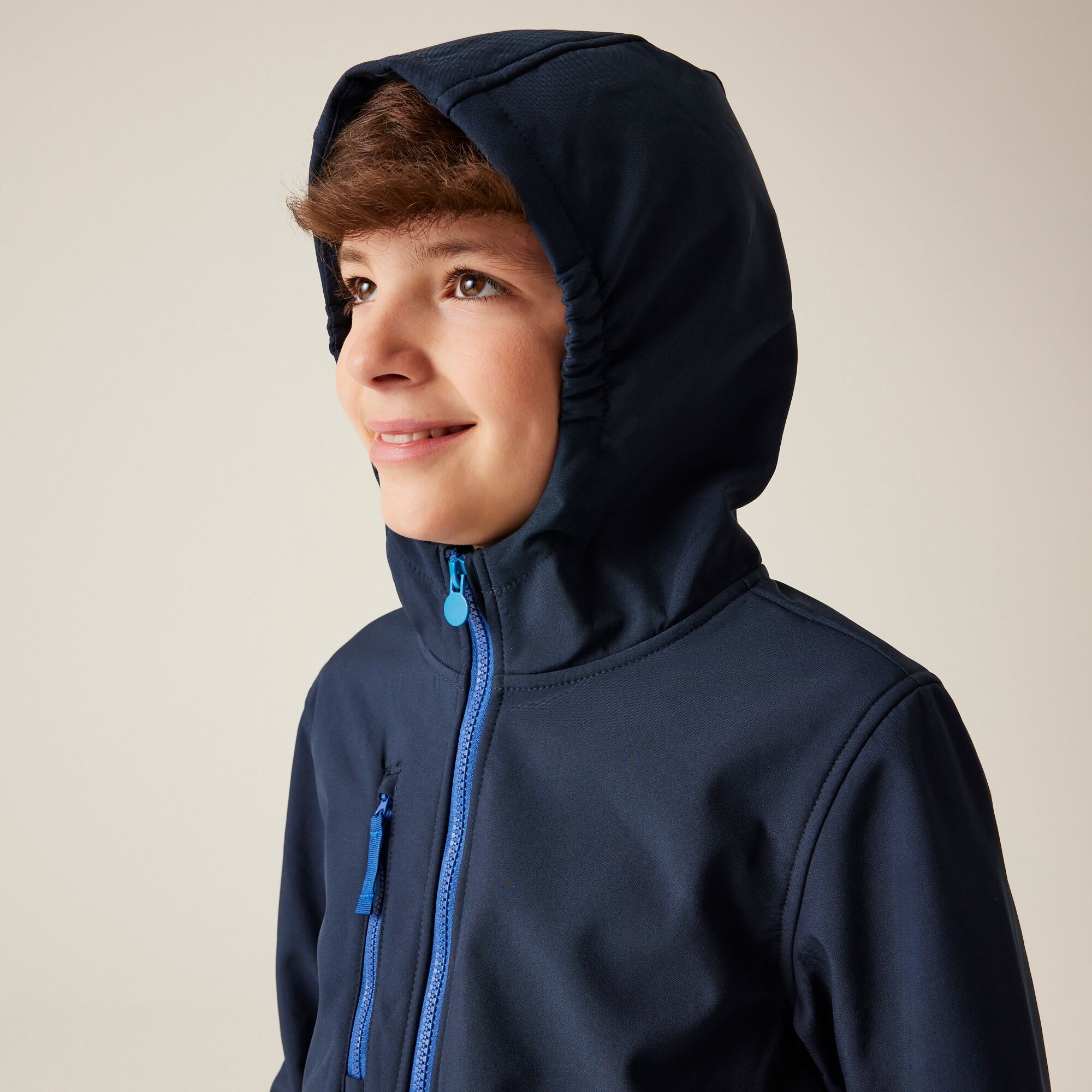 Kids' Ablaze 3-Layer Softshell Jacket | Navy New Royal