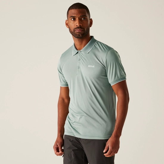 Men's Remex II Jersey Polo Shirt | Nephrite Green Solid