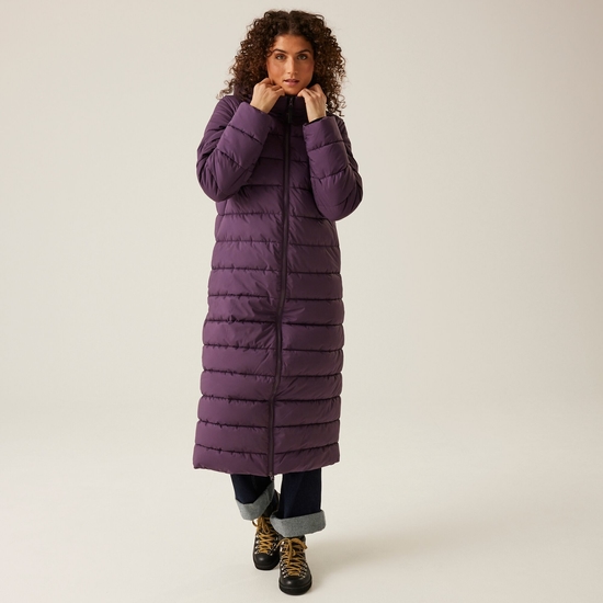 Women's Elender Quilted Jacket | Deep Plum