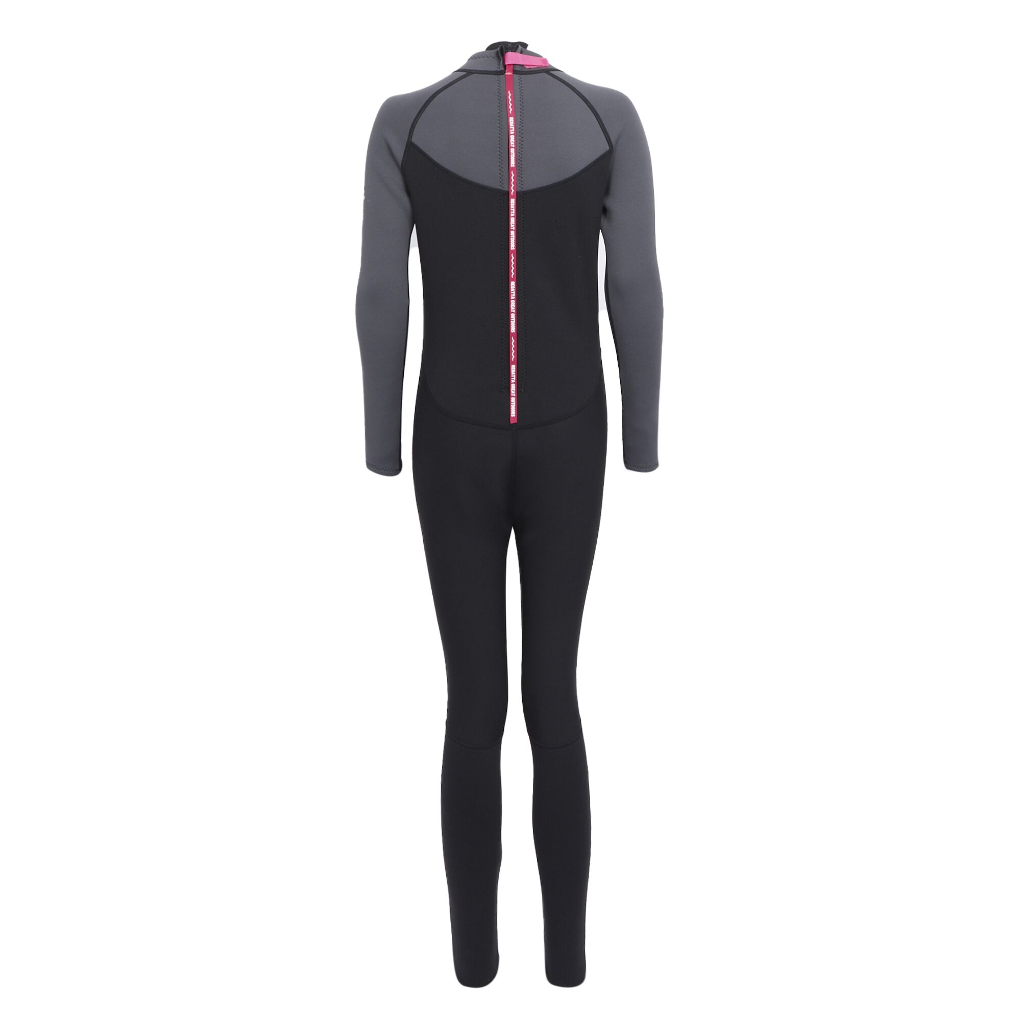 Women's Full 2mm Wetsuit | Dark Grey Black White
