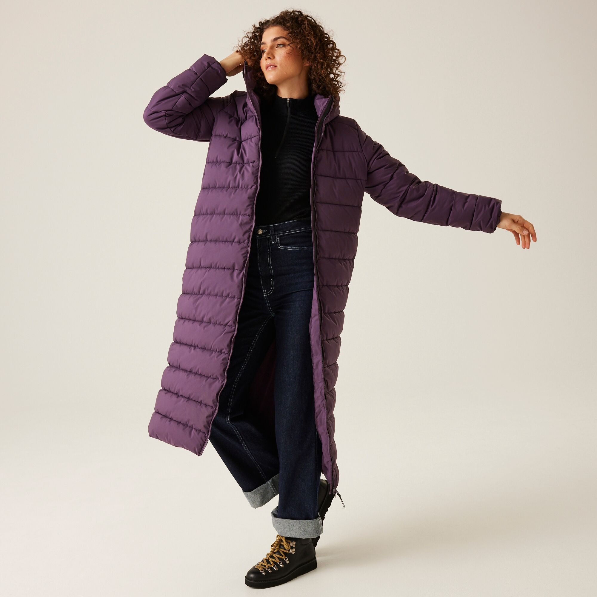 Women's Elender Quilted Jacket | Deep Plum