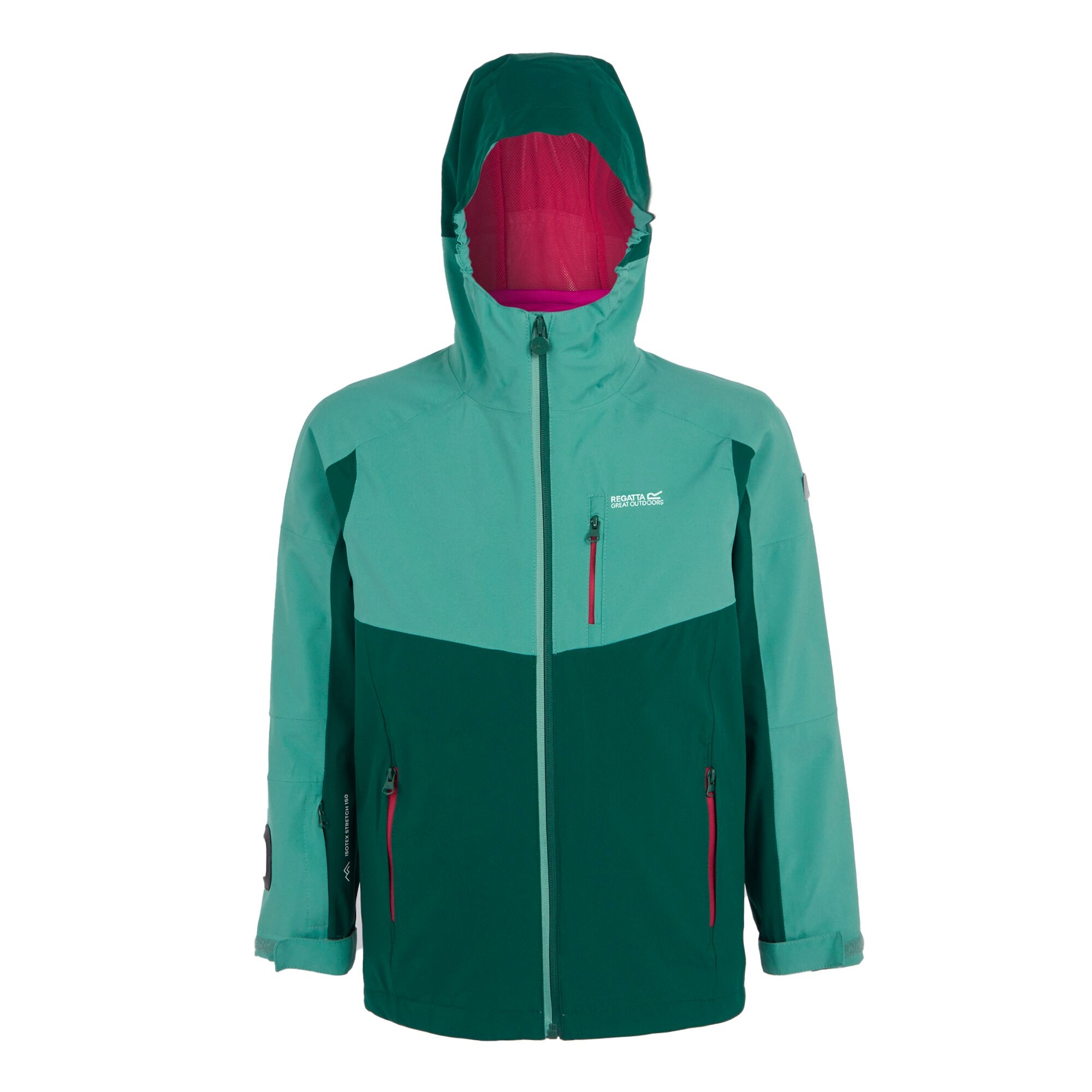 Girls Trekktain 3-in-1 Jacket | Rain Forest Dusty Green