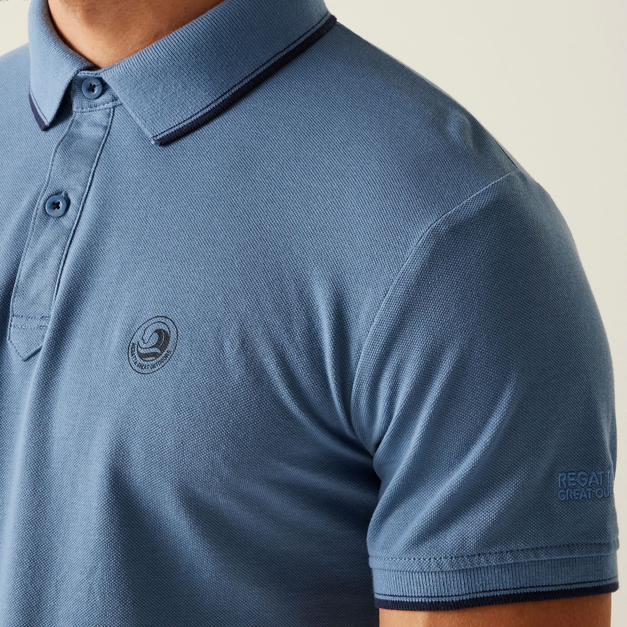 Men's Tadeo II Polo Shirt | Coronet Blue Navy Tipping