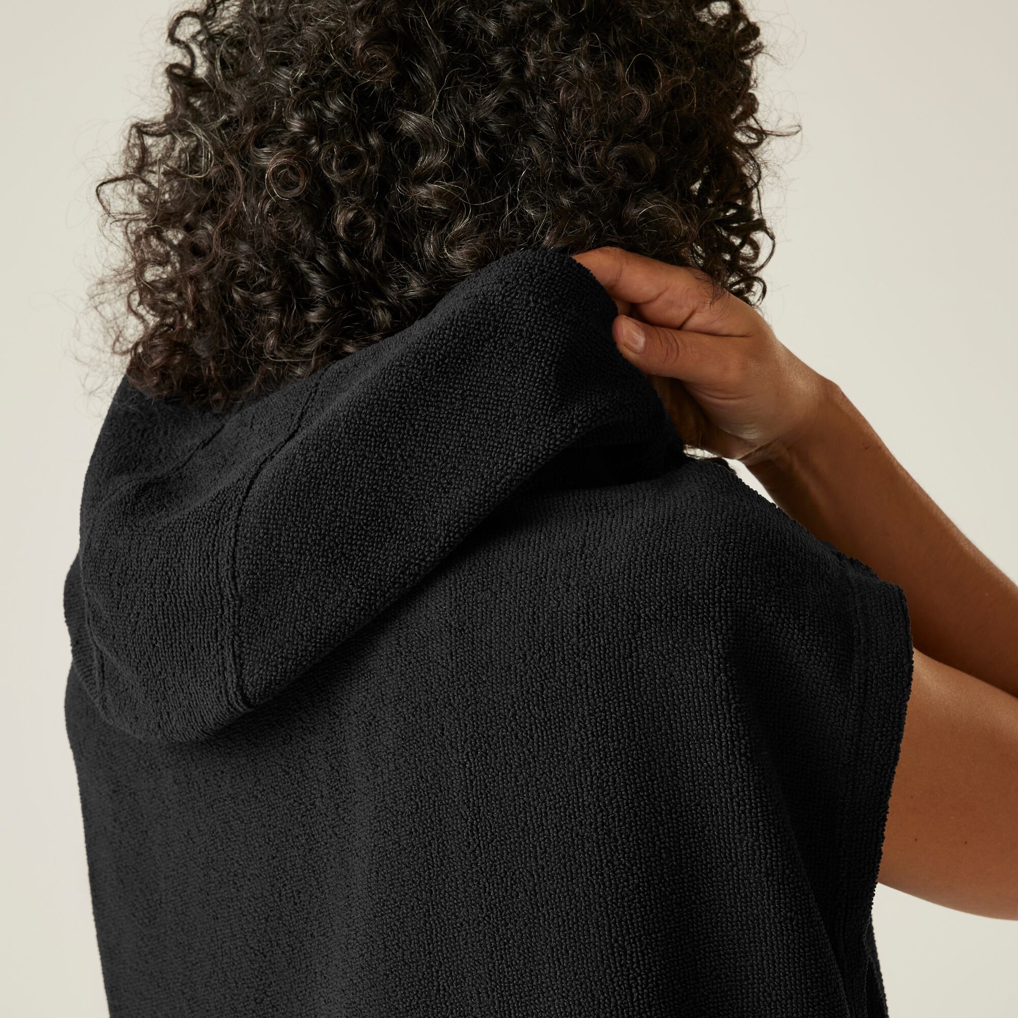 Adult's Towel Robe | Black