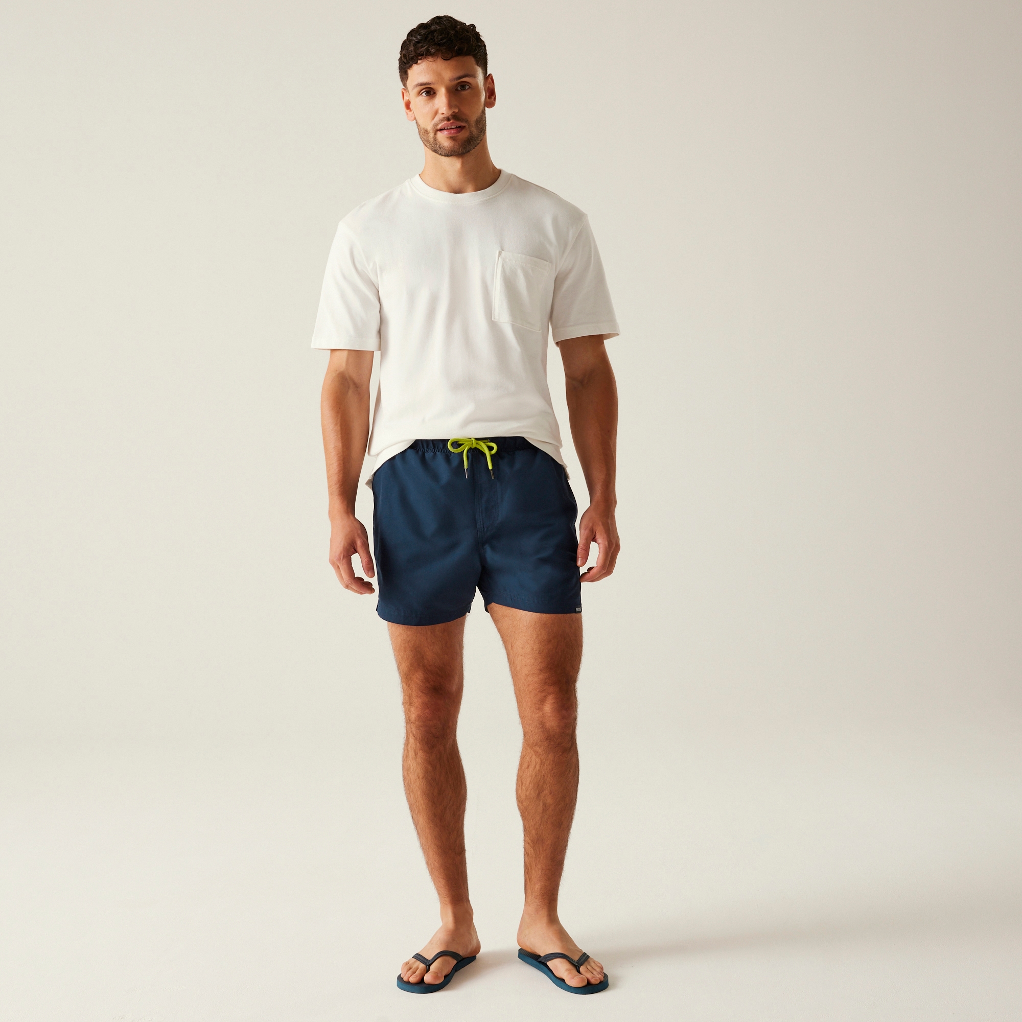 Men's Mawson III Swim Shorts | Navy Wild Lime