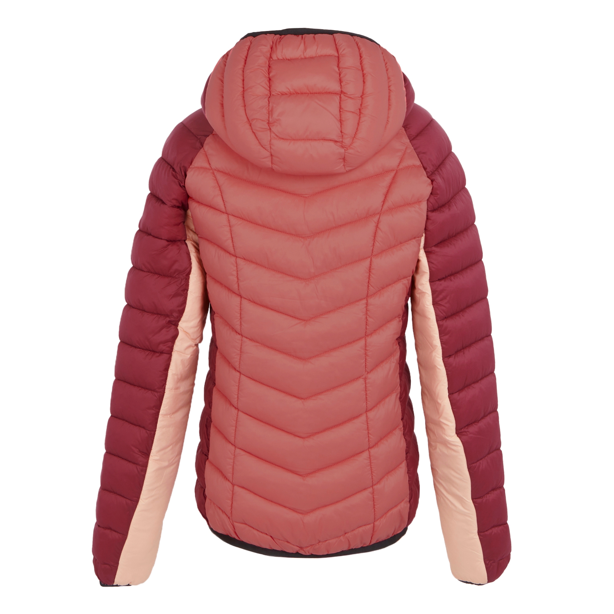 Women's Dalent Quilted Hooded Jacket | Rumba Red Mineral Red
