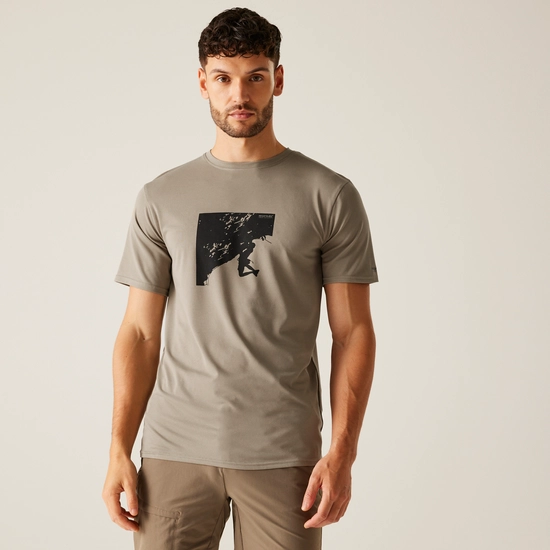 Men's Fingal Stretch T-shirt | Golden Sand