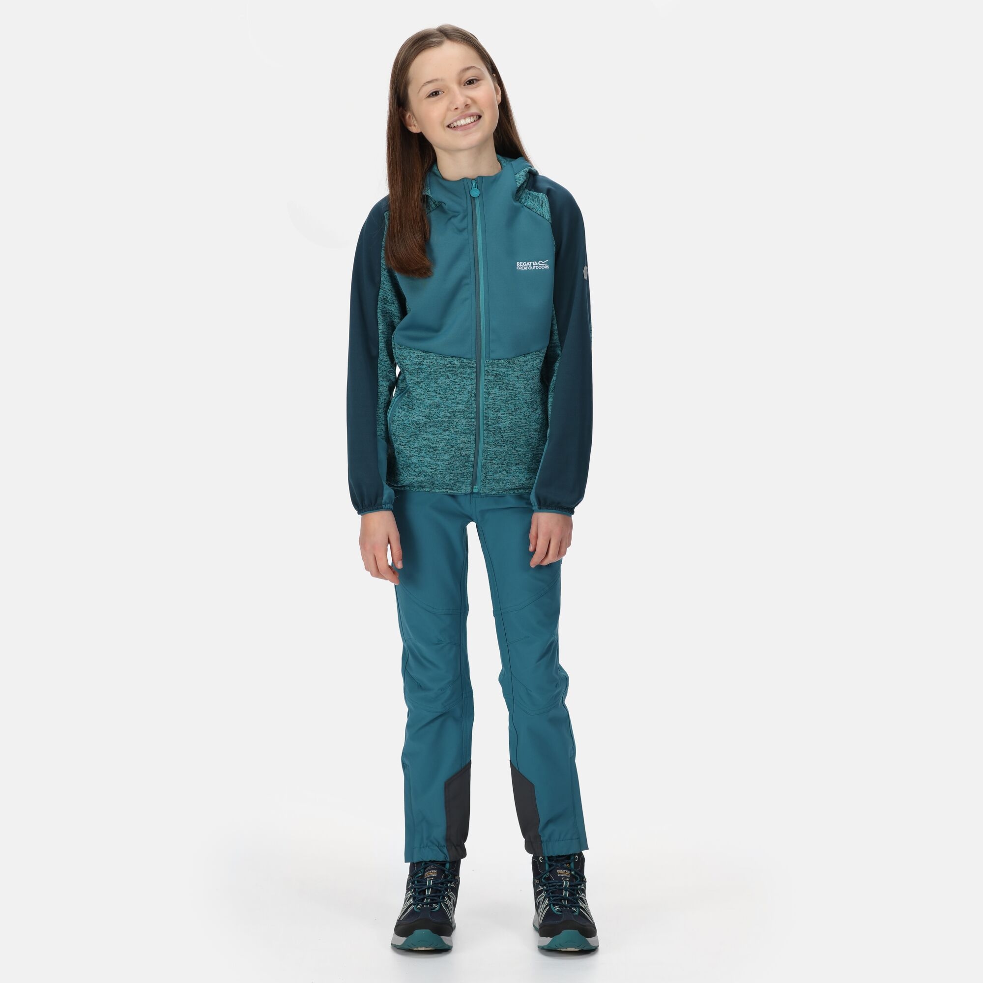 Kids' Dissolver VI Marl Knit Fleece | Pagoda Blue Dragonfly