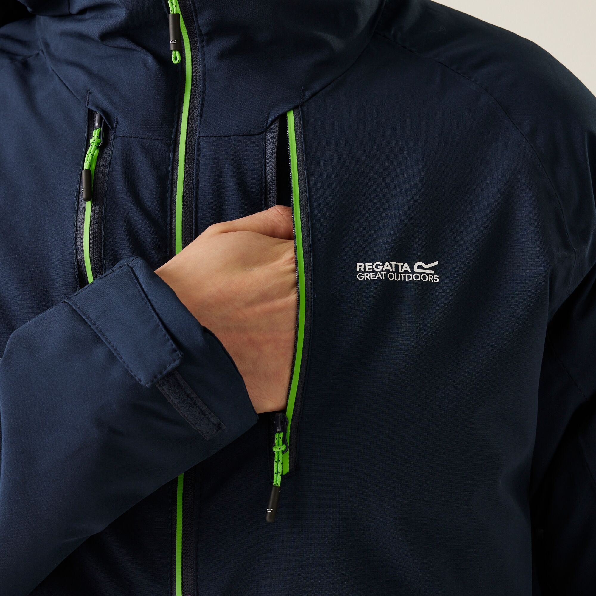 Men's Highton Stretch Padded Jacket III | Navy Green Flash