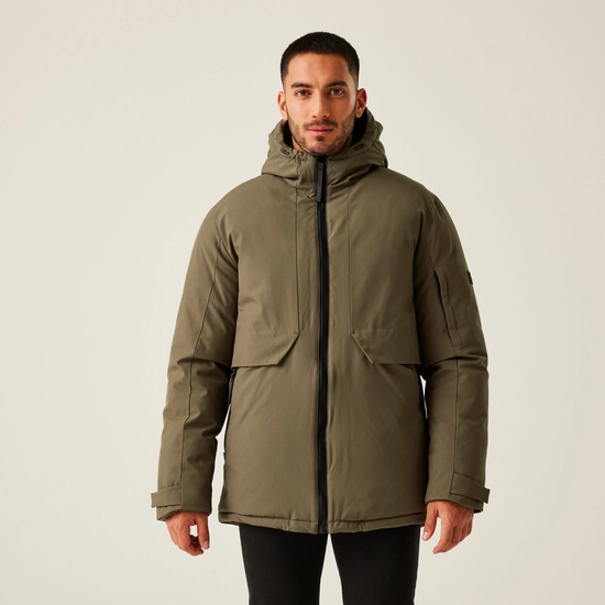 Men's Dallymoore Insulated Padded Jacket | Crocodile Black