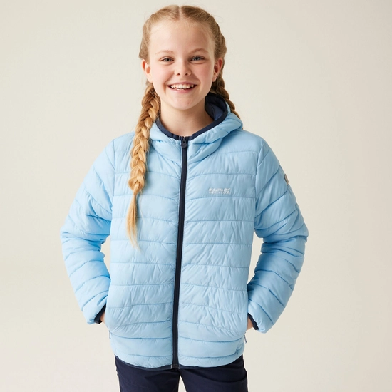 Kids' Hooded Marizion Padded Jacket | Red Sky Mineral Red