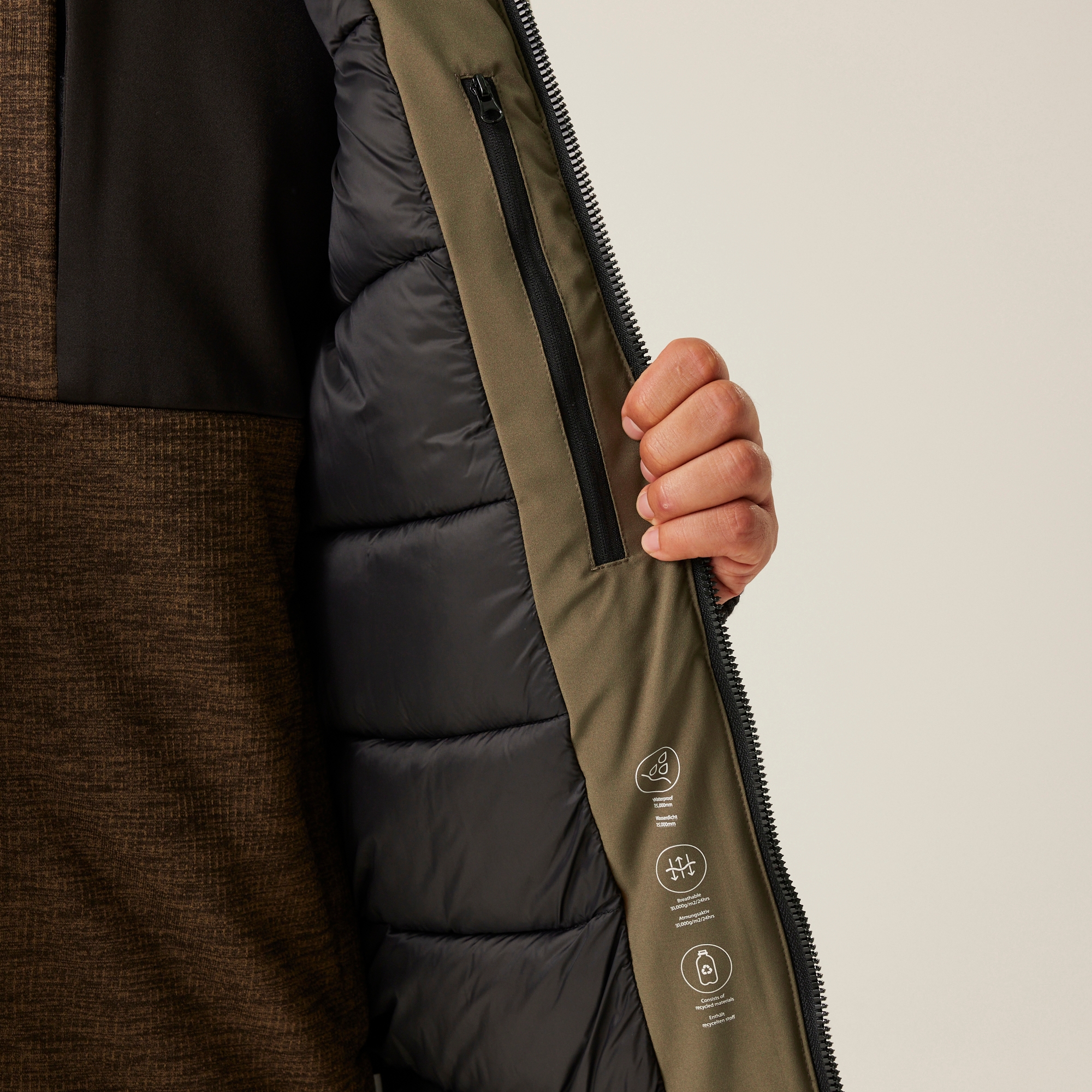 Men's Yewbank III Waterproof Jacket | Crocodile Black