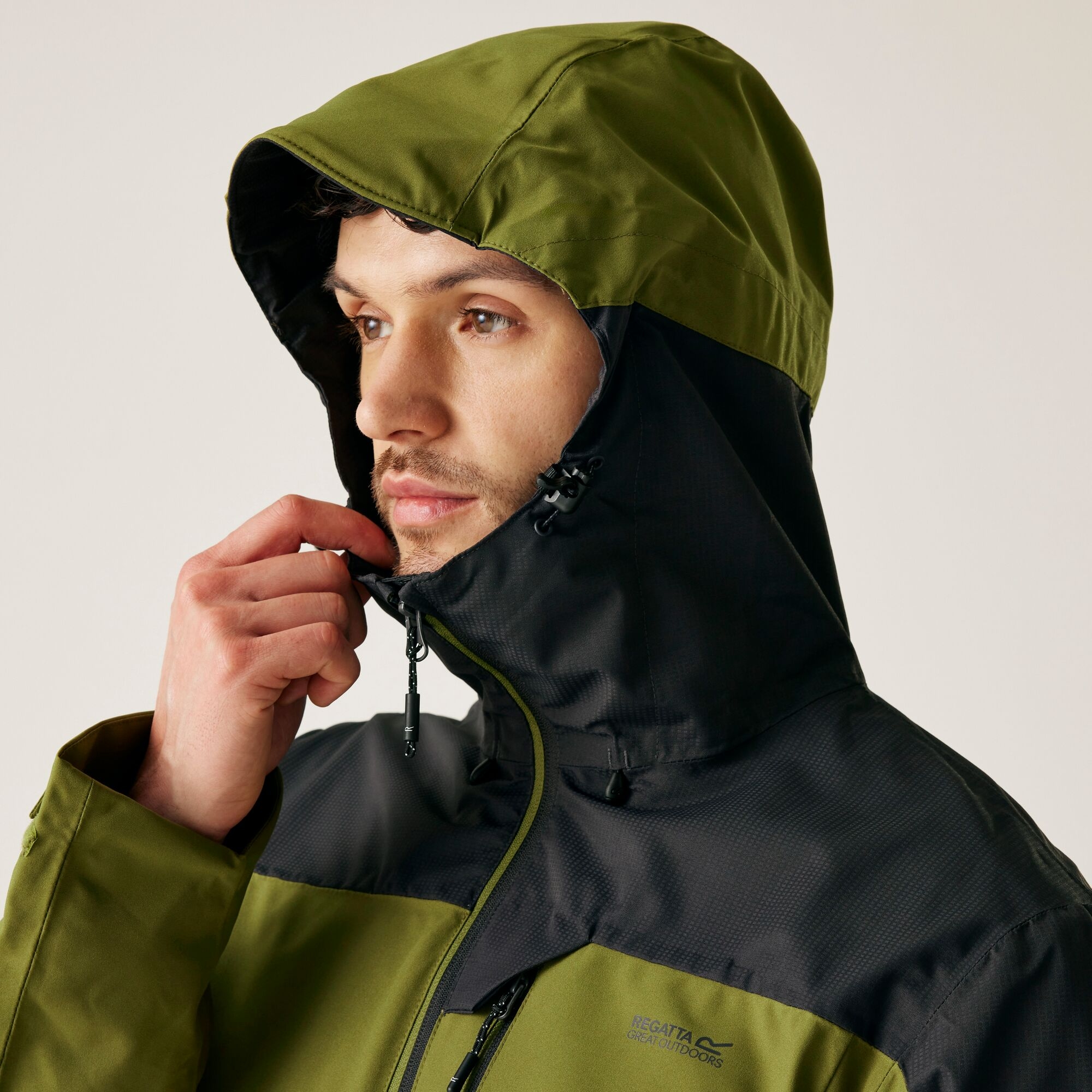Men's Highton IV Stretch Waterproof Jacket | Nephrite Green Ash