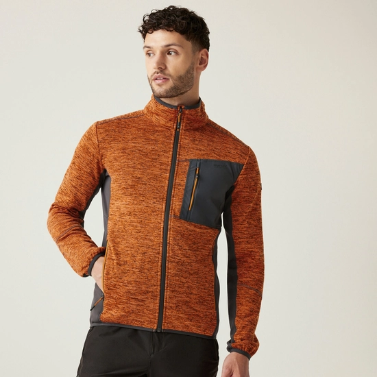 Men's Baslinn Full Zip Fleece | Glacier Marl Ash