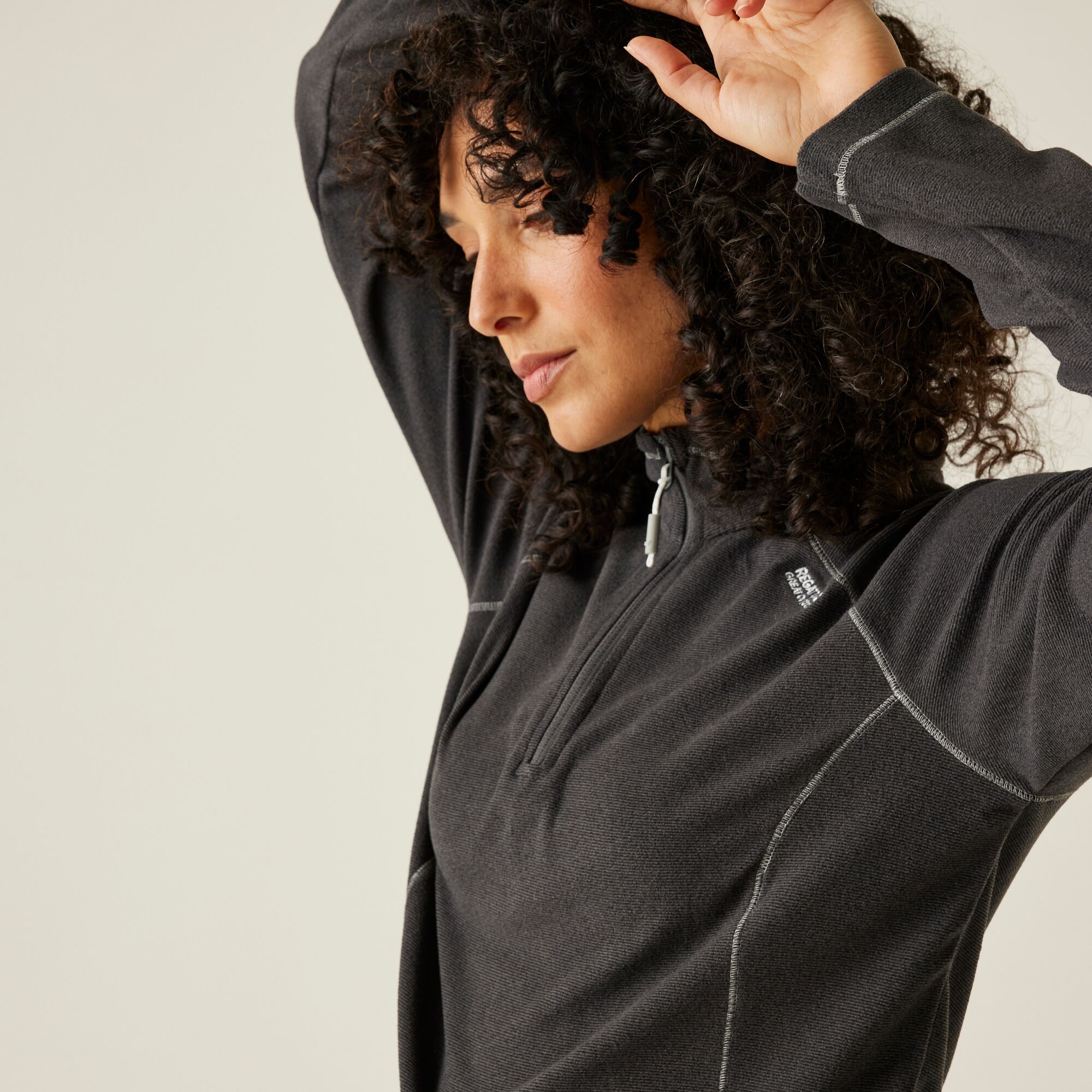 Women's Montes Lightweight Half-Zip Fleece | Seal Grey Ash