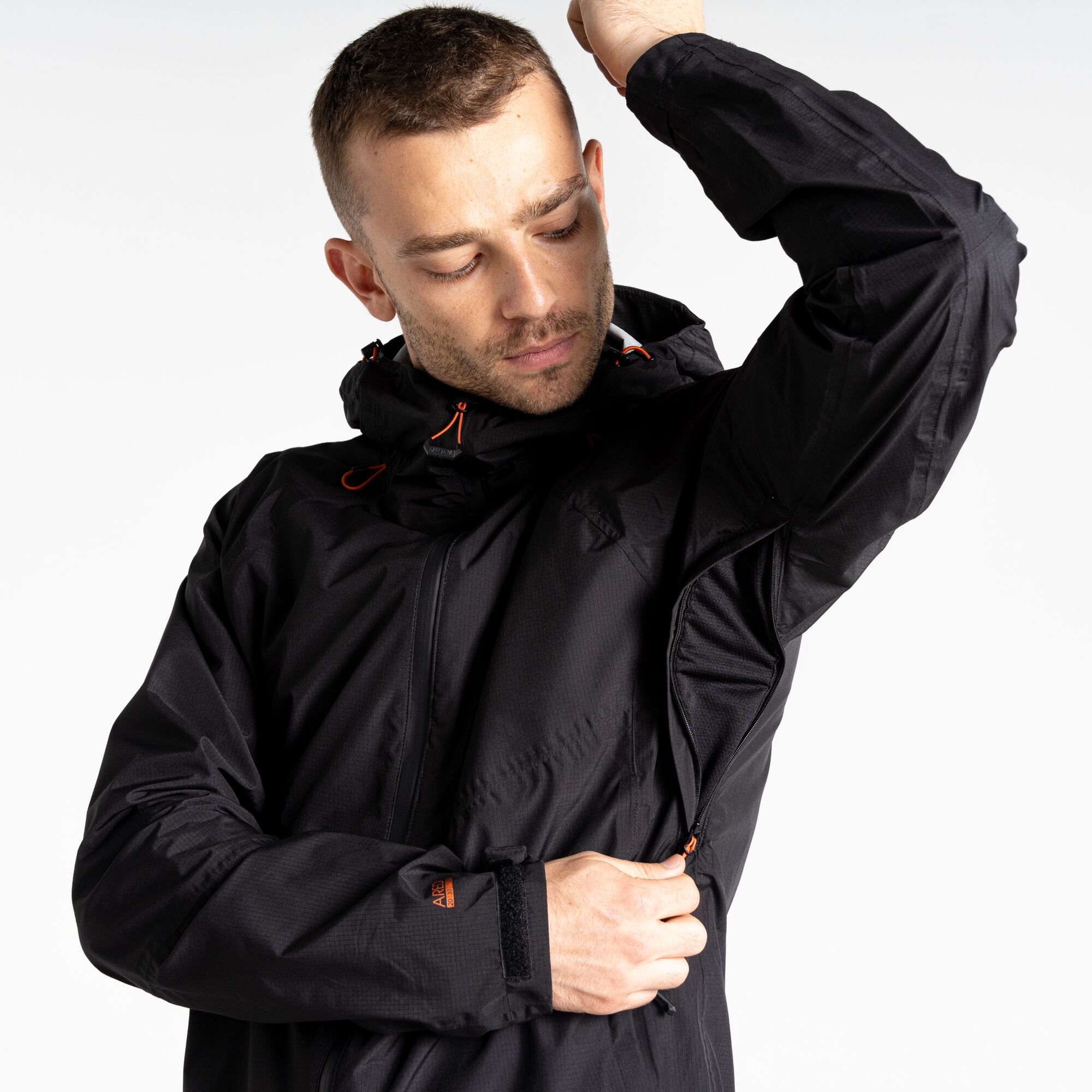Men's Breathe Out Waterproof Jacket | Black