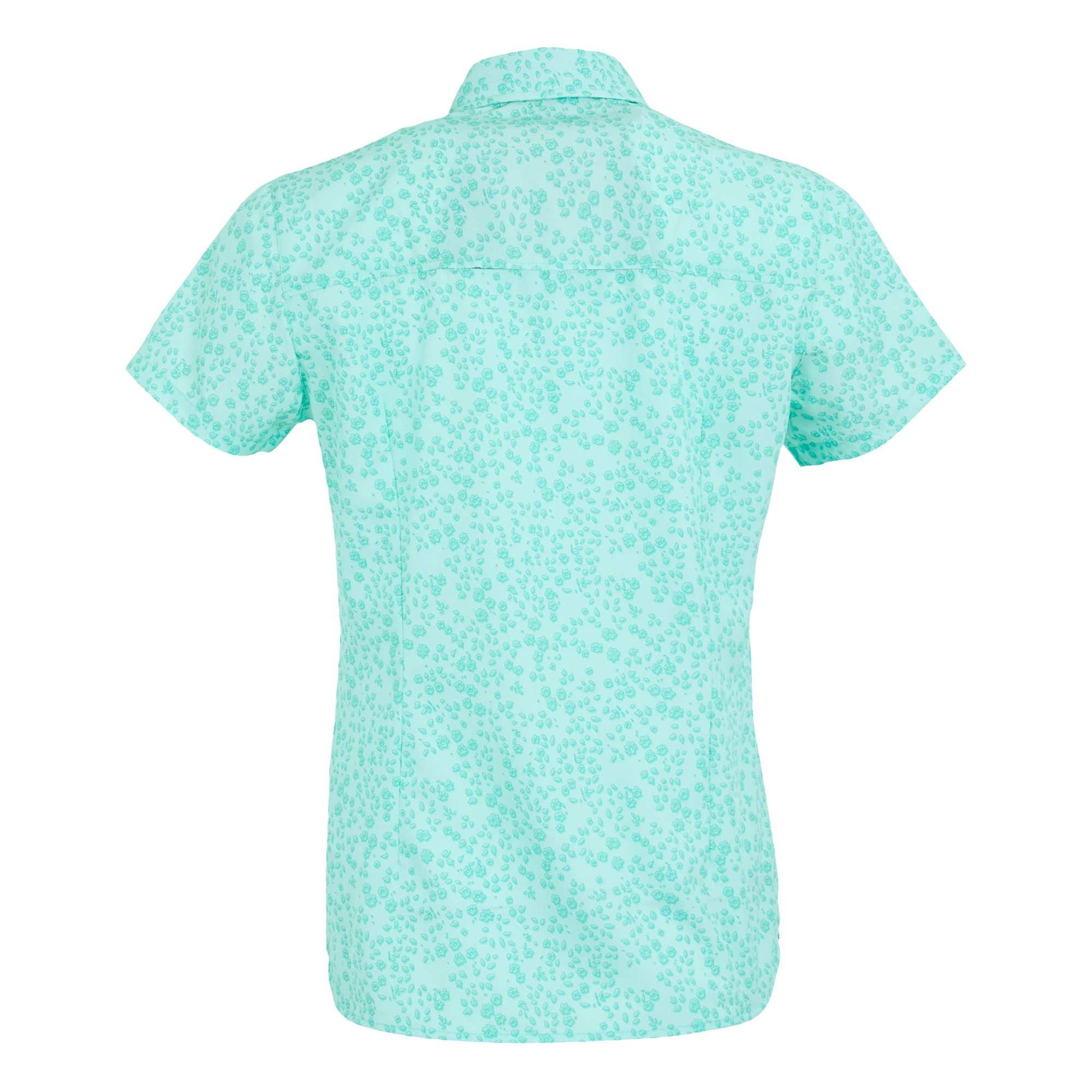 Women's Travel Packaway Short Sleeve Shirt | Icy Morn Meadow Print