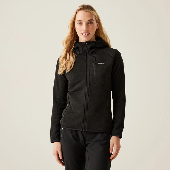 Women's Newhill Hooded Fleece | Black