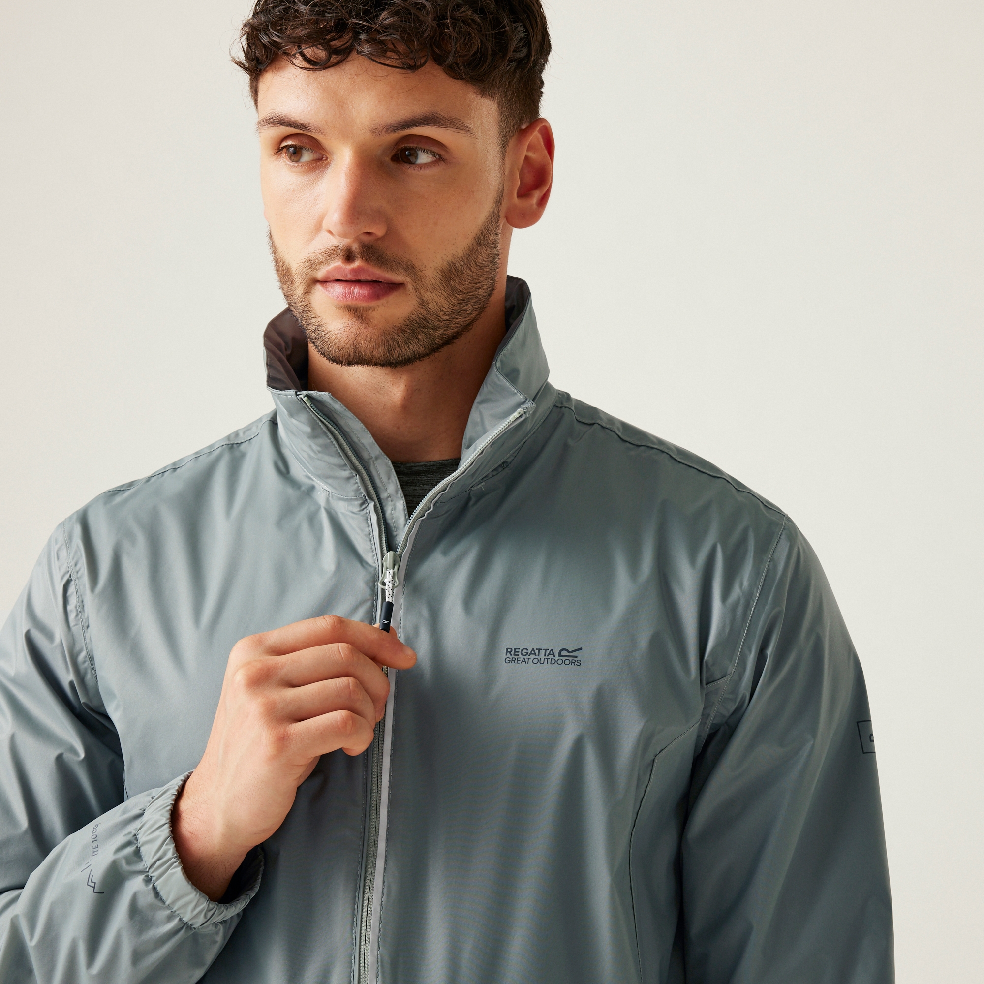 Men's Lyle IV Waterproof Packaway Jacket | Glacier