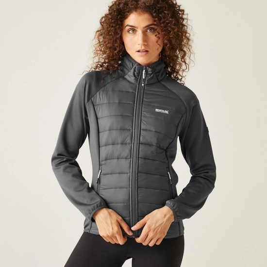 Women's Clumber V Hybrid Jacket | Black