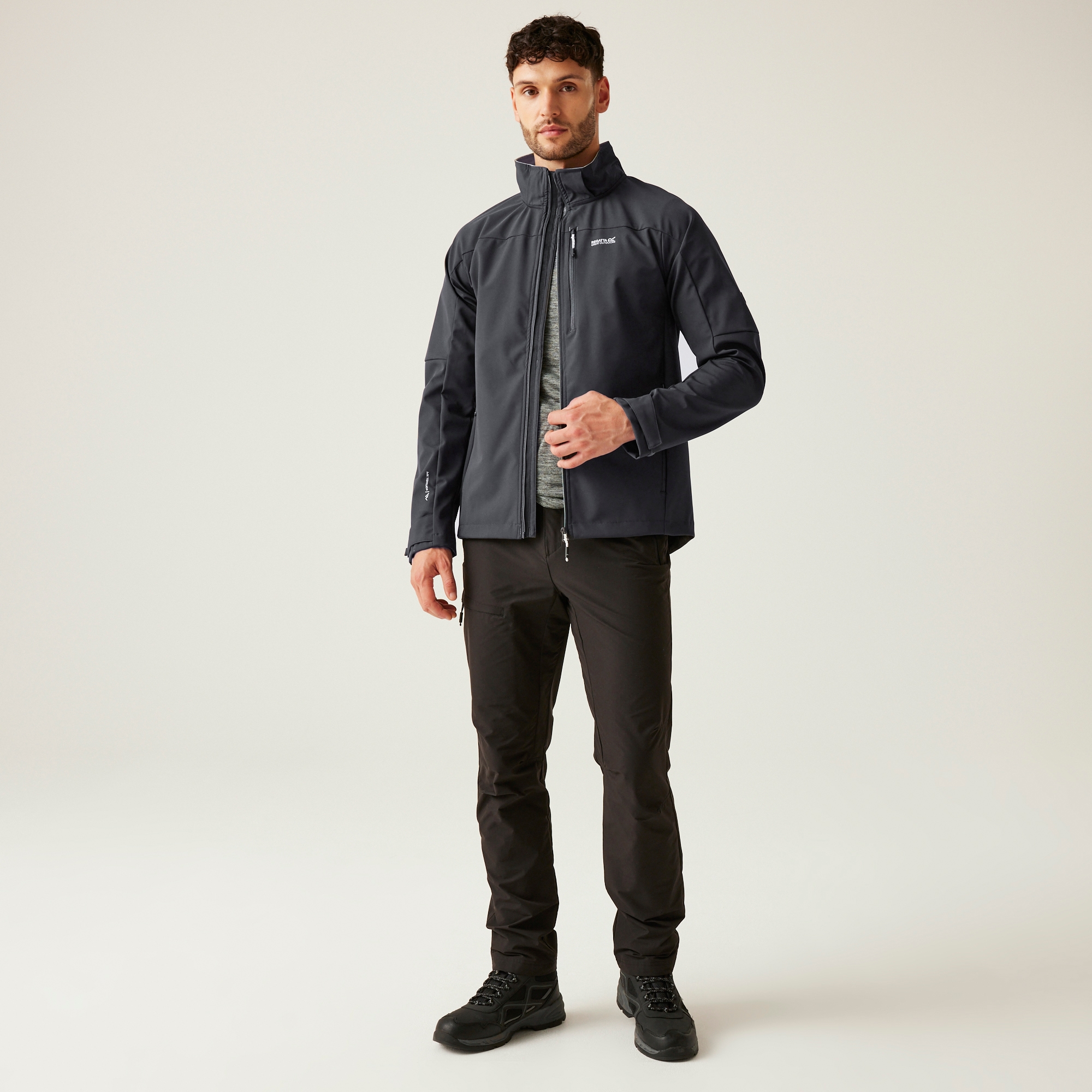 Men's Arana Softshell Jacket | Ash Glacier