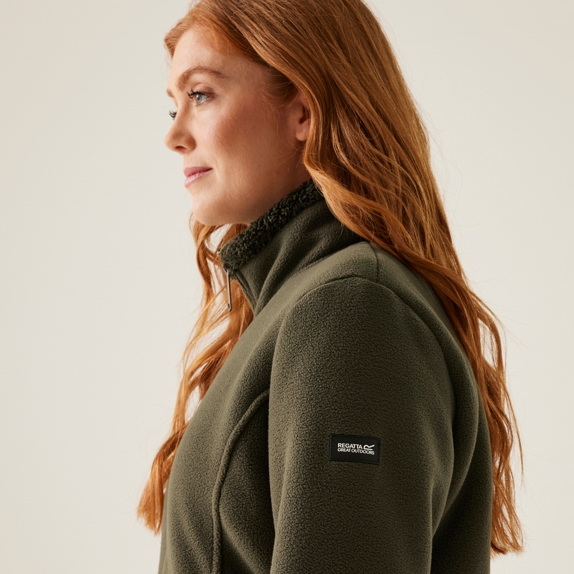 Women's Brandall Full Zip Heavyweight Fleece | Dark Khaki Dark Khaki
