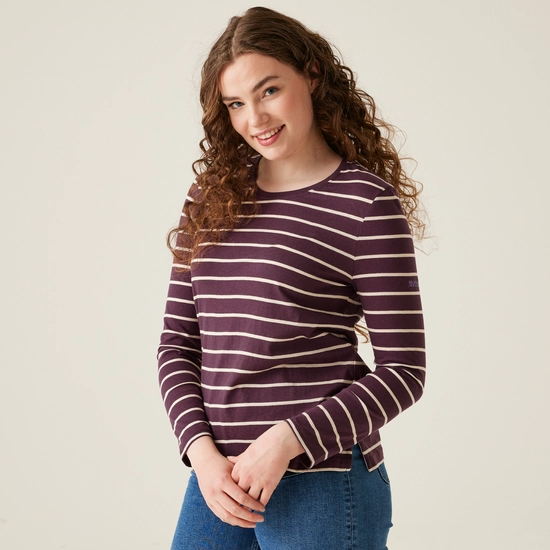 Women's Federica II Long Sleeved T-Shirt | Light Vanilla Navy
