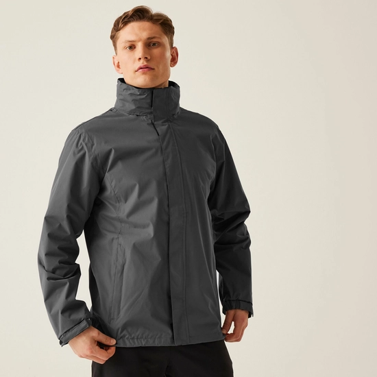 Men's Ardmore Shell Jacket | Seal Grey Black