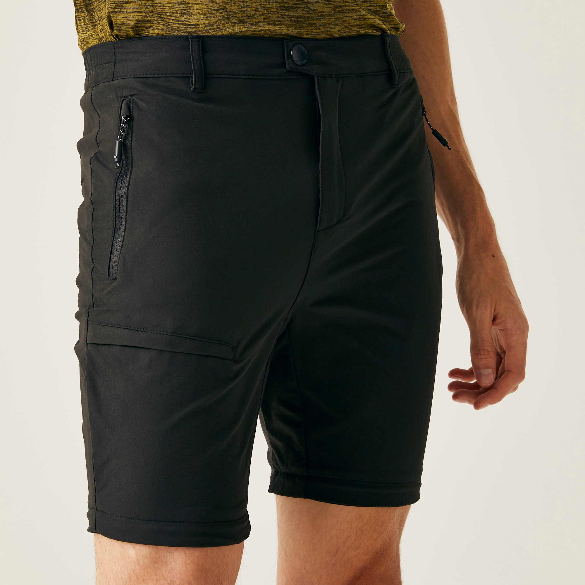 Men's Highton II Zip Off Walking Trousers | Black