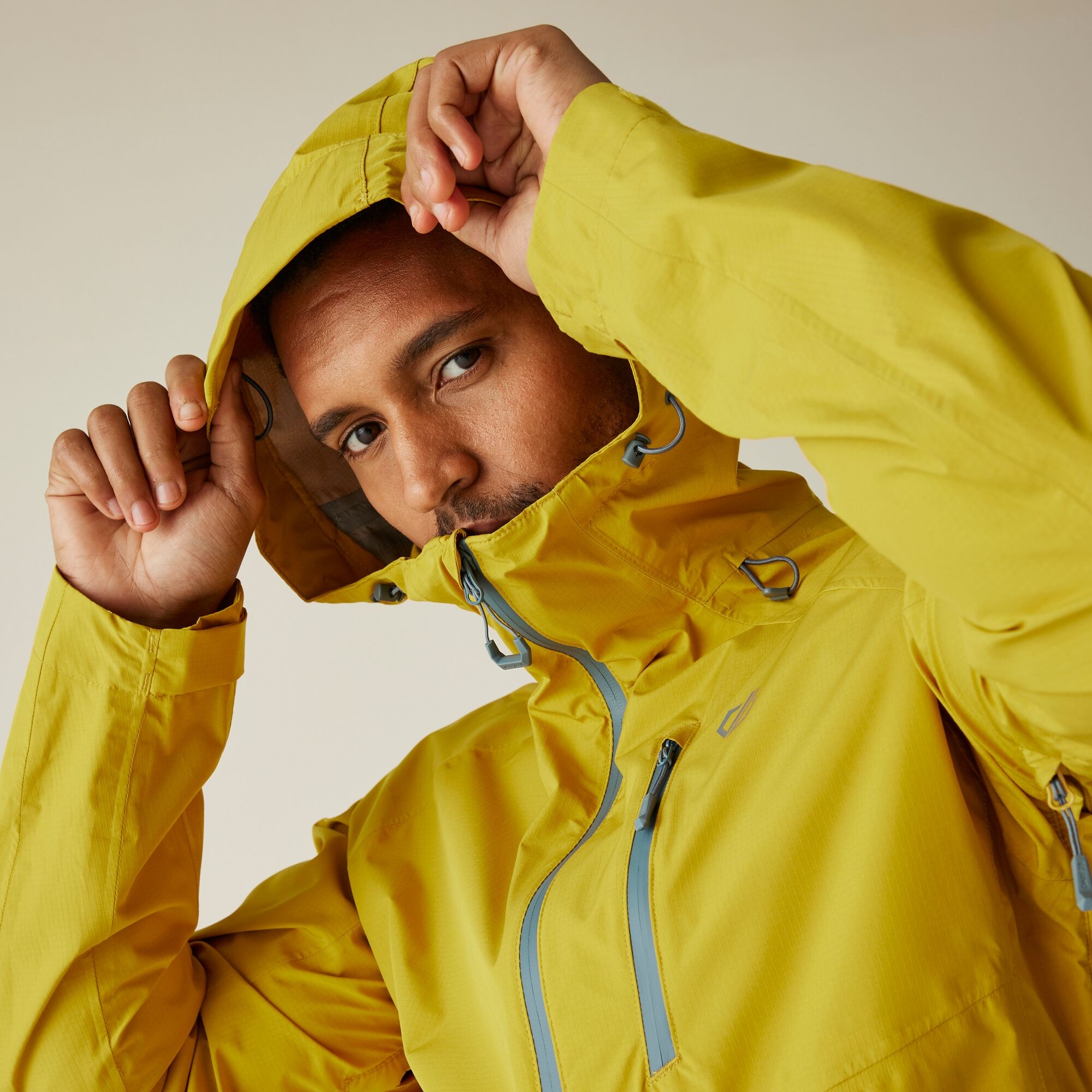 Men's Breathe Out Waterproof Jacket | Yellow Gold