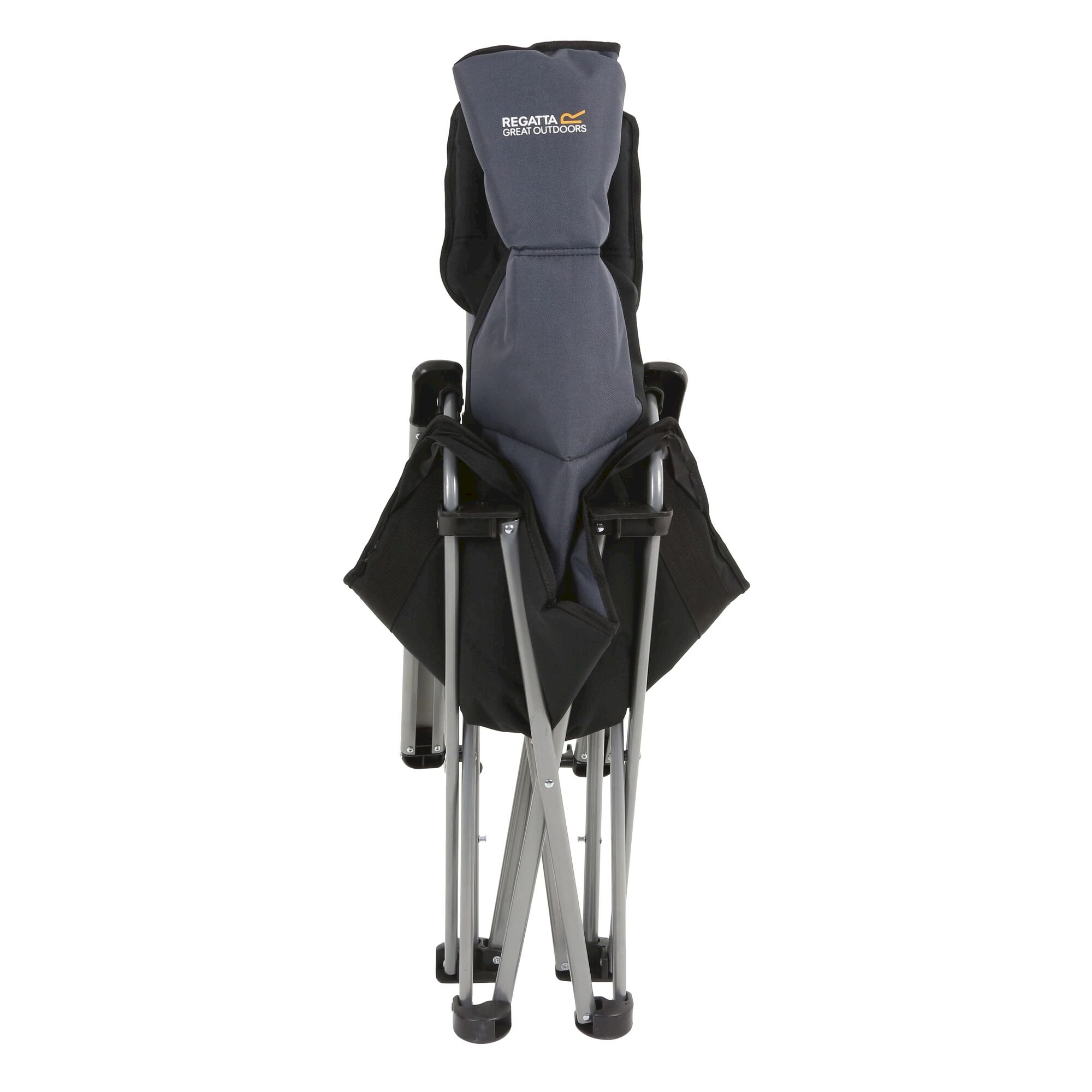 Forza Reinforced Folding Chair | Black Seal Grey